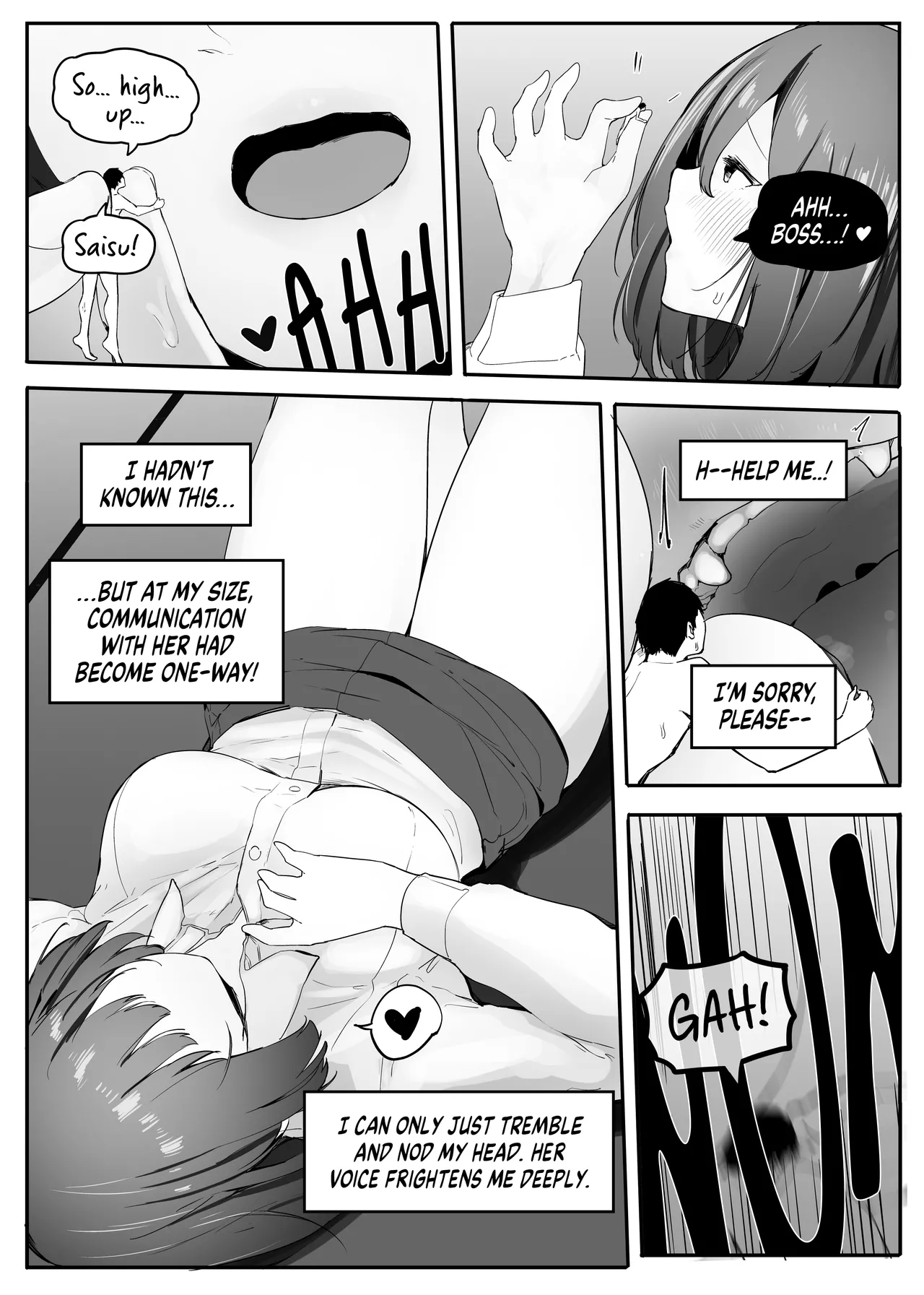 Ore no Seiheki ga Kouhai ni Baretara Kouhai mo Onaji Seiheki datta | She Knows My Sexual Secret page 21 original parody - business suit shrinking hentai manga - read online free