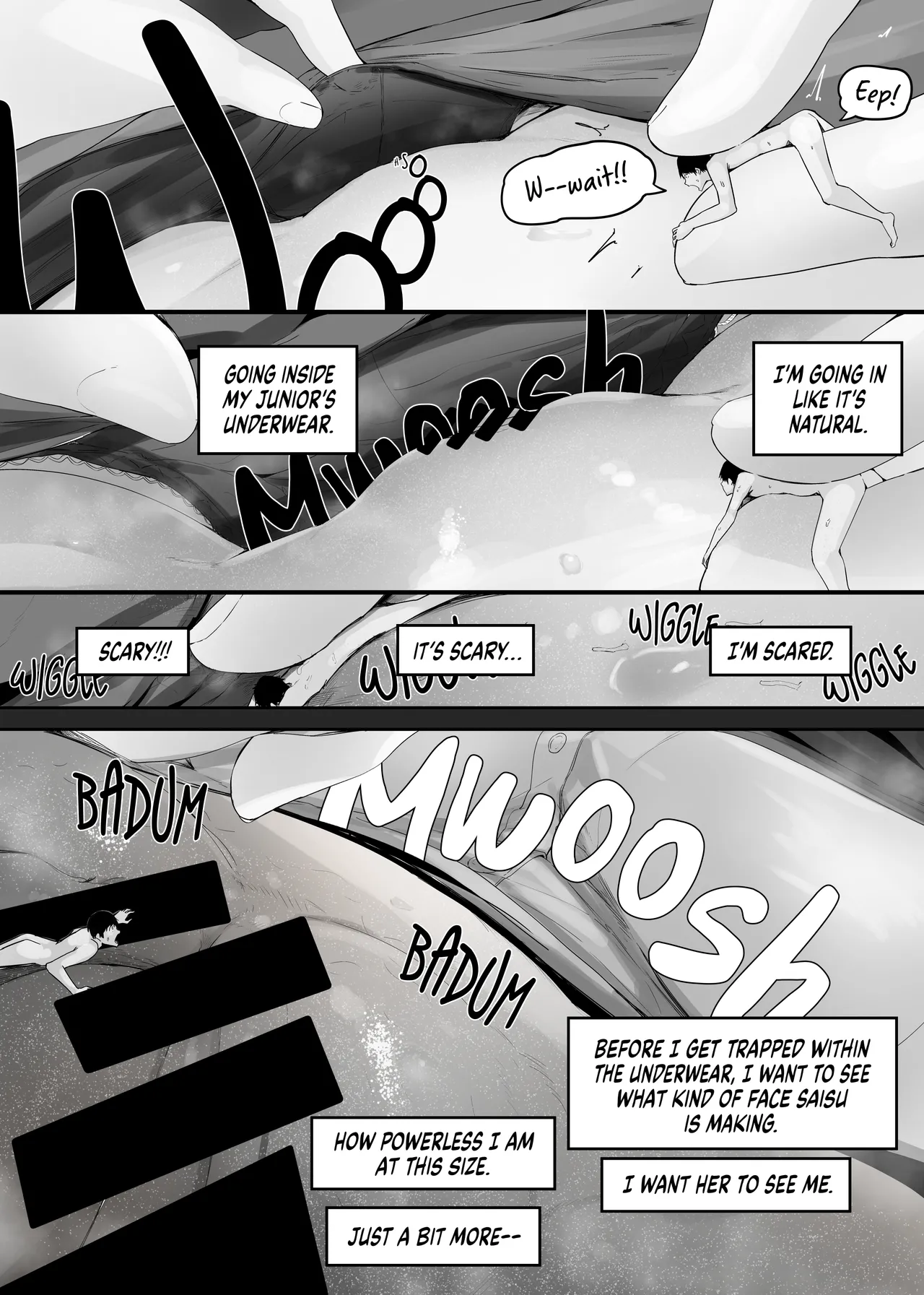 Ore no Seiheki ga Kouhai ni Baretara Kouhai mo Onaji Seiheki datta | She Knows My Sexual Secret page 24 original parody - business suit shrinking hentai manga - read online free