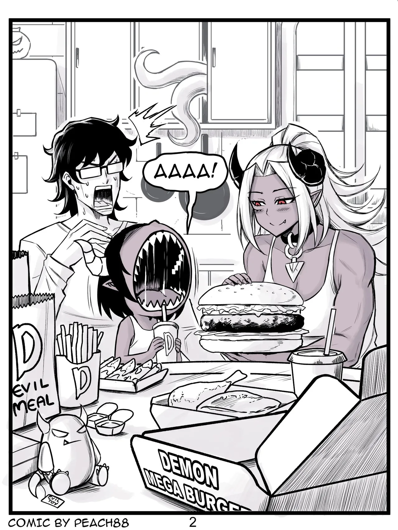 Demon King GF page 131 original parody - milf unusual teeth hentai manga - read online free