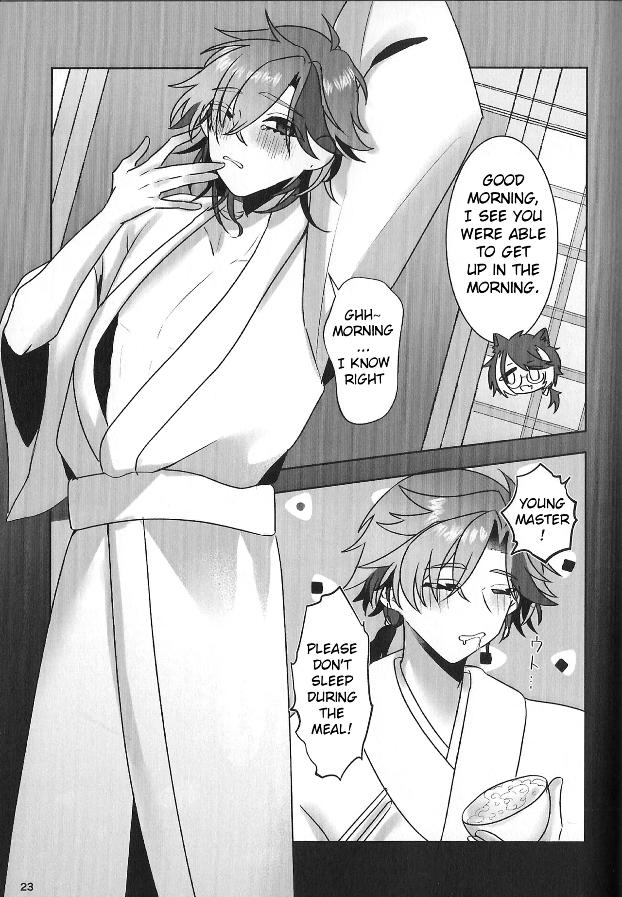 The Courtship Won't Stop! page 24 featuring kageyama shien hololive parody - vampire glasses hentai manga - read online free