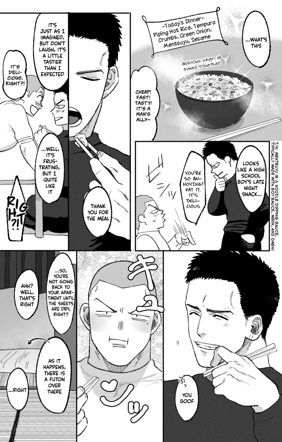 Futsuunohi. | Tiger & Dragon: Ordinary Day page 16 - sweating kissing hentai manga - read online free