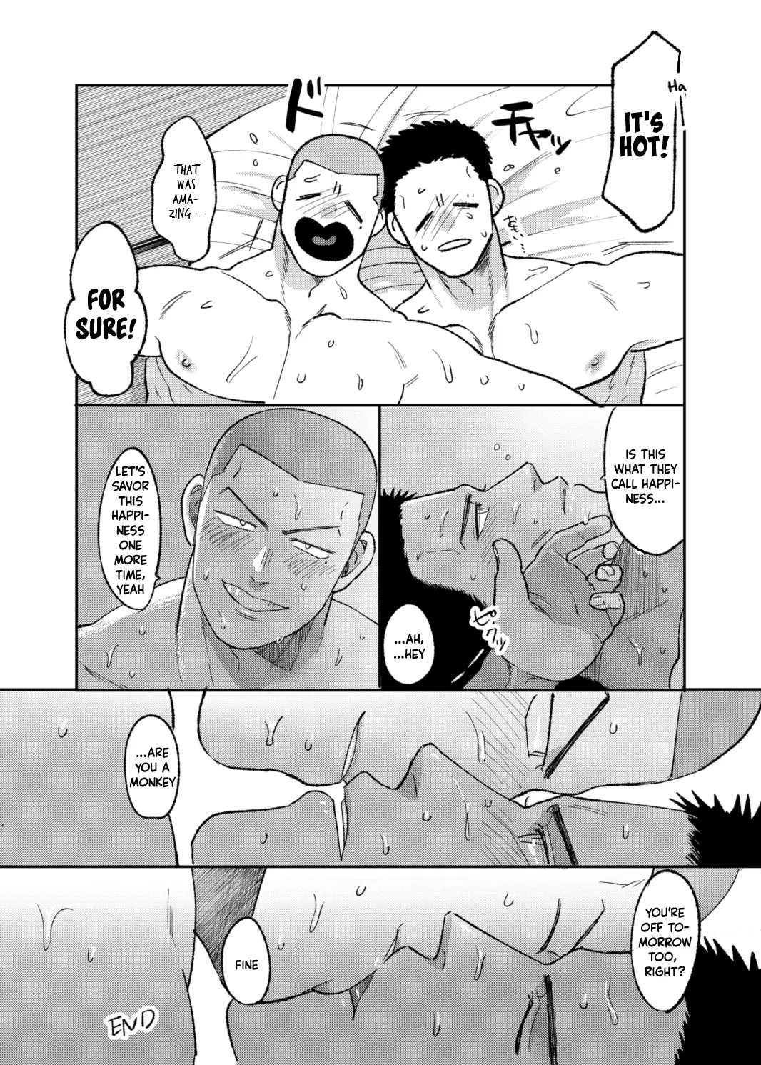 Futsuunohi. | Tiger & Dragon: Ordinary Day page 24 - sweating kissing hentai manga - read online free