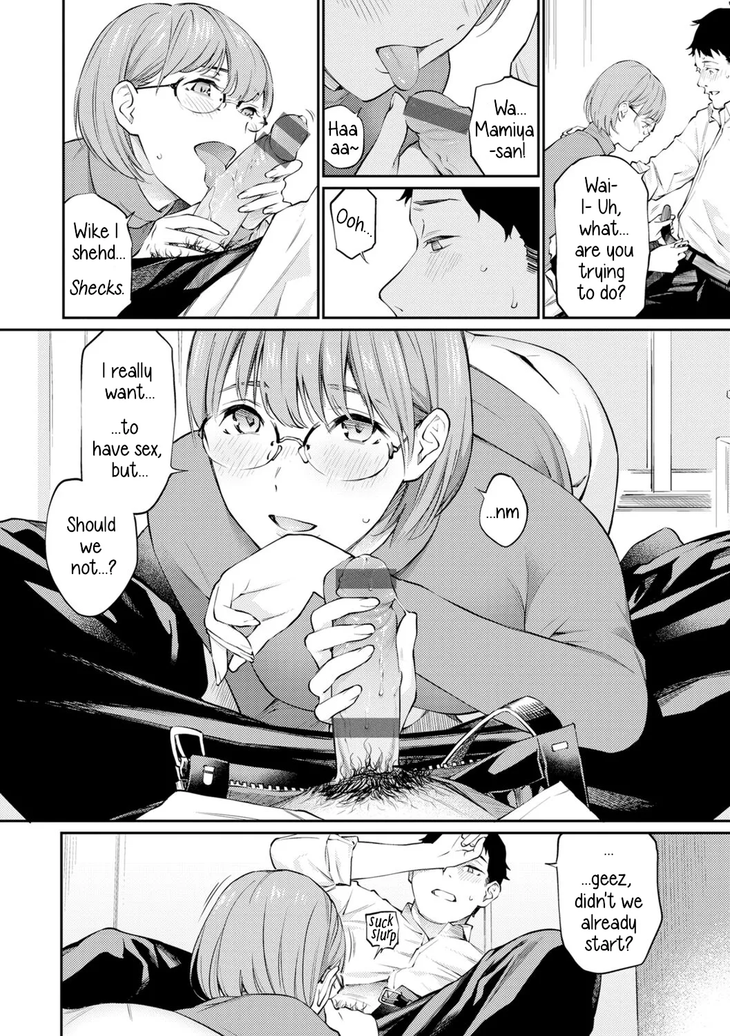 Gokinjo-san | A Neighbor's Offer page 10 - sweating glasses hentai manga - read online free