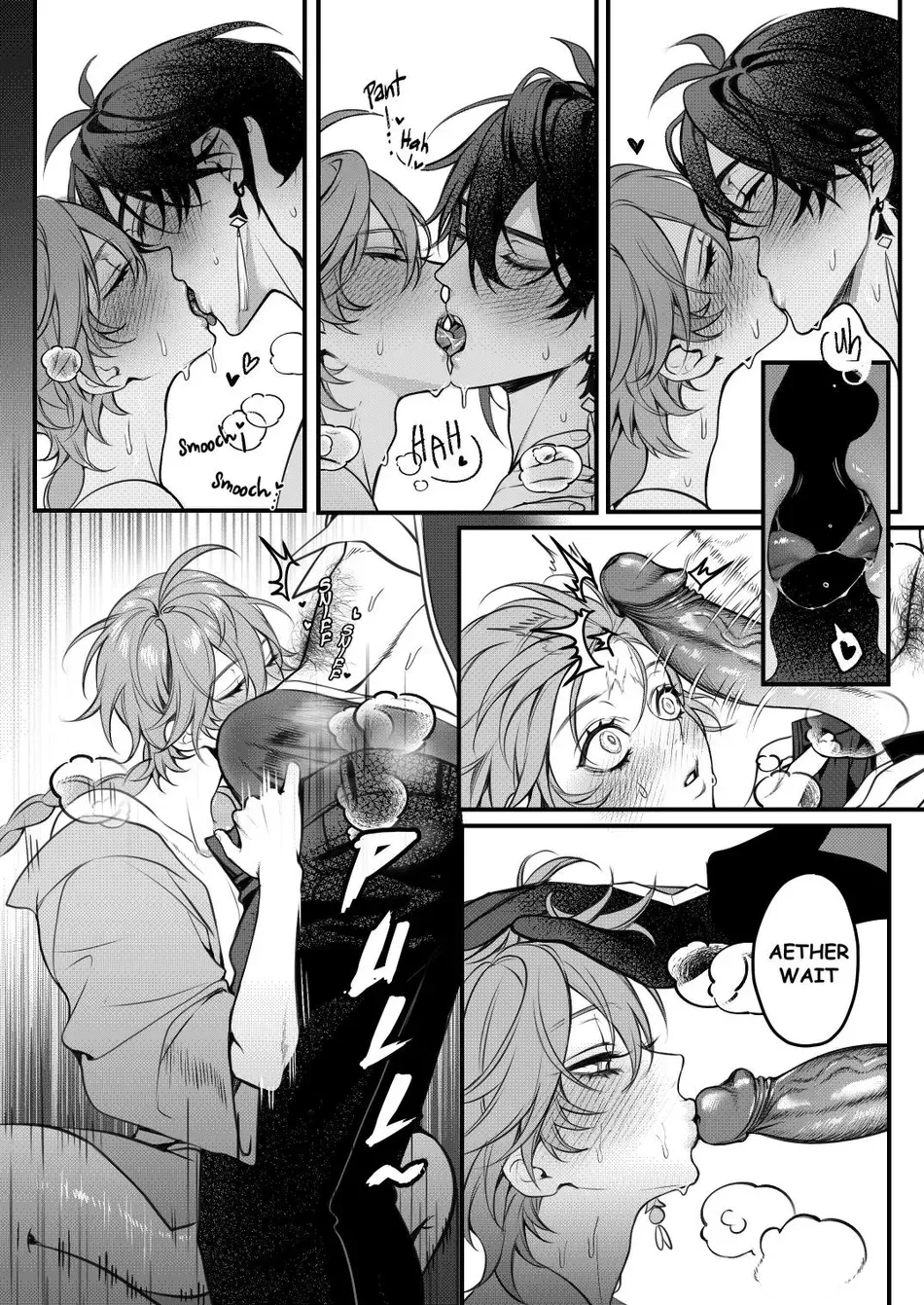 Sweet Fever Return page 15 featuring aether genshin impact parody - uncensored multiple penises hentai manga - read online free