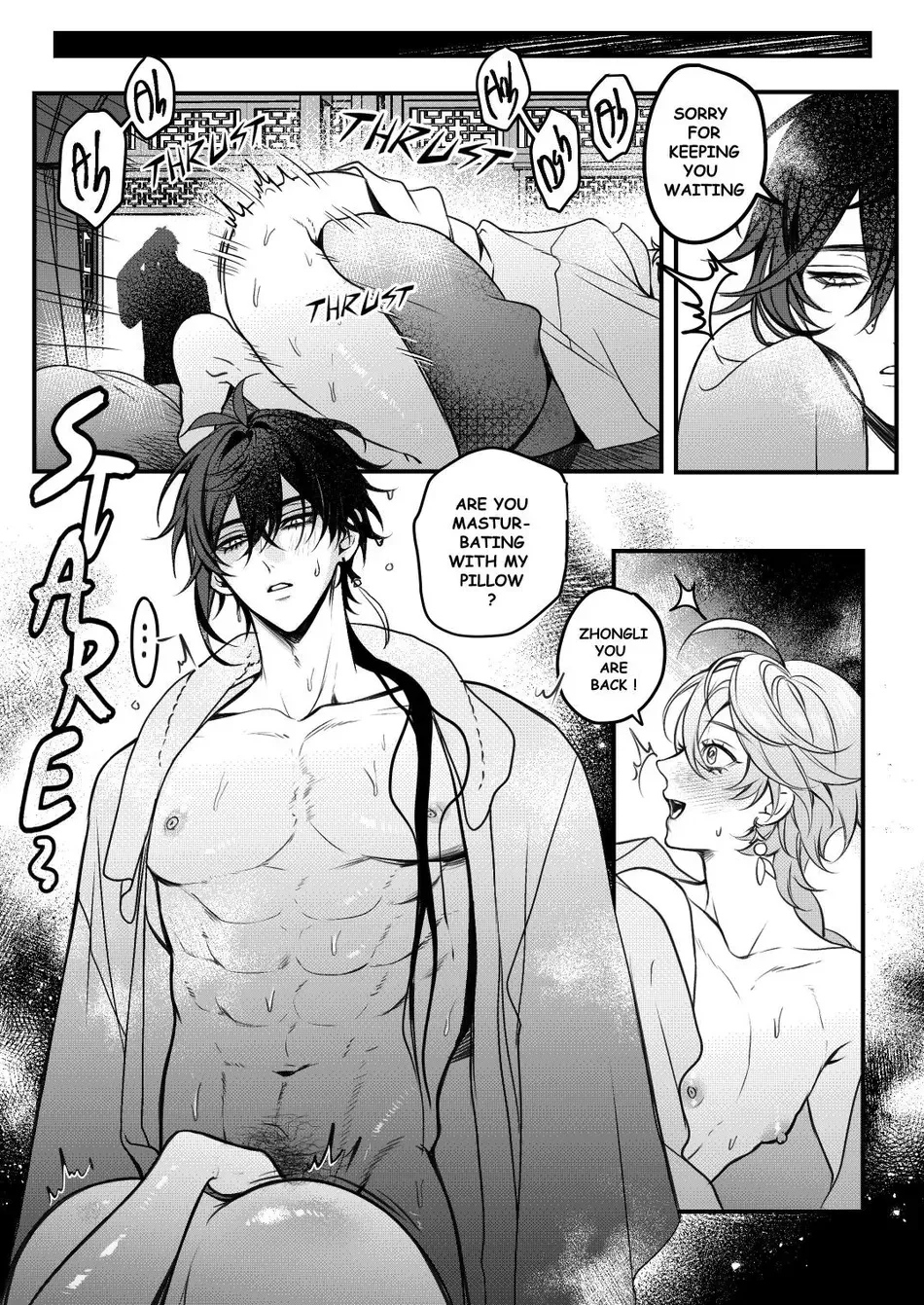 Sweet Fever Return page 18 featuring aether genshin impact parody - uncensored multiple penises hentai manga - read online free