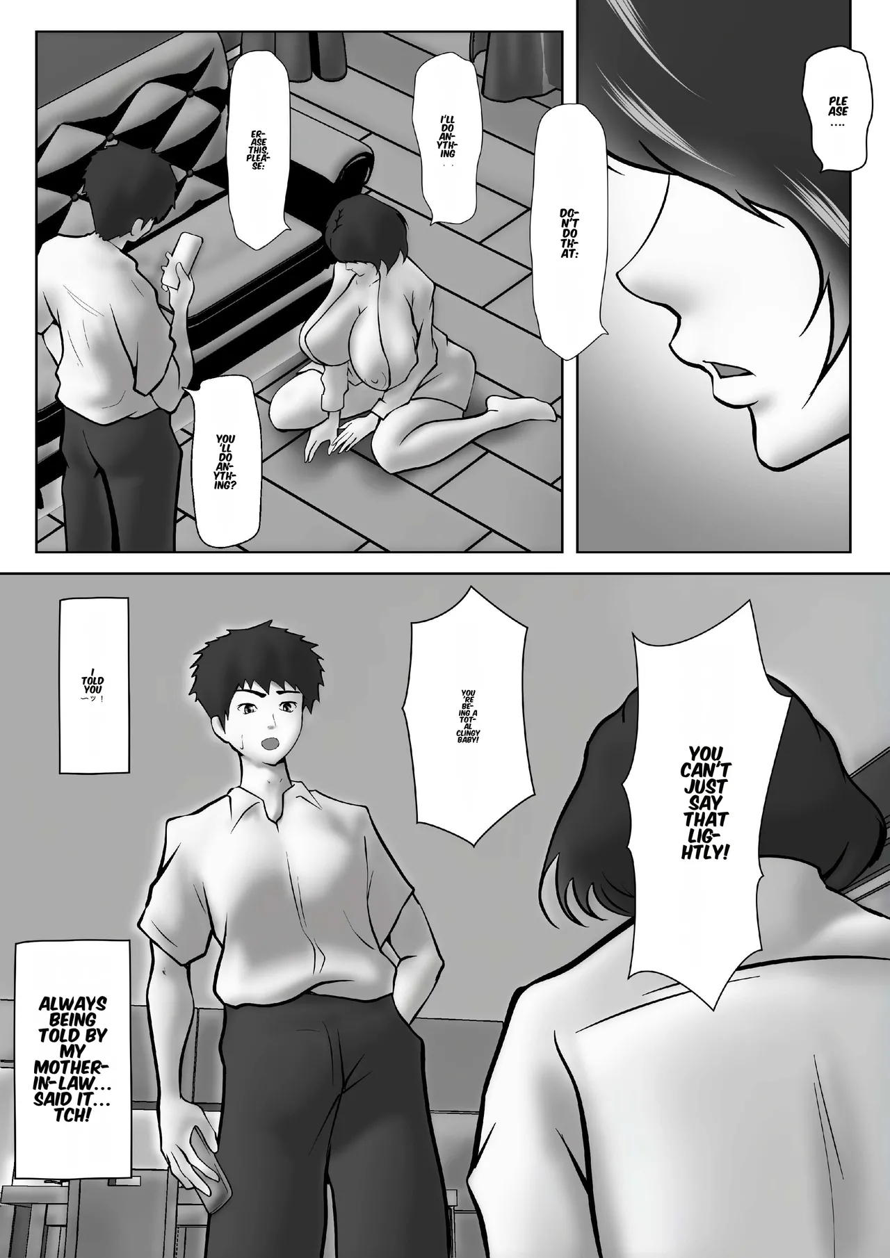Tachiba Gyakuten ~Pawahara o Suru Gibo no Onanie ga Toreta node Shitagawaseru Koto ni Shita - Page 16