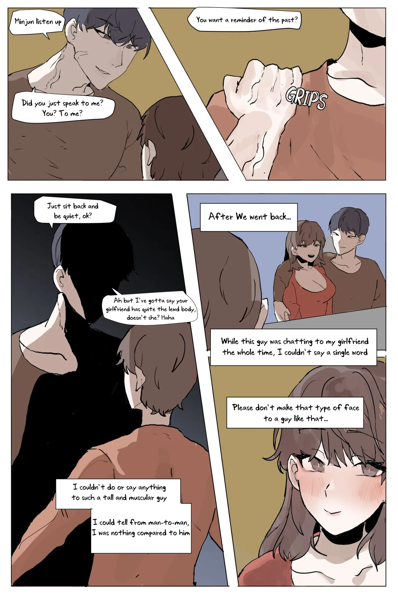 Sokkubchinguleul NTR Danghaneun Manhwa | A Manwha Where my Childhood Friend Gets NTR'd page 13 original parody - big breasts humiliation hentai manga - read online free