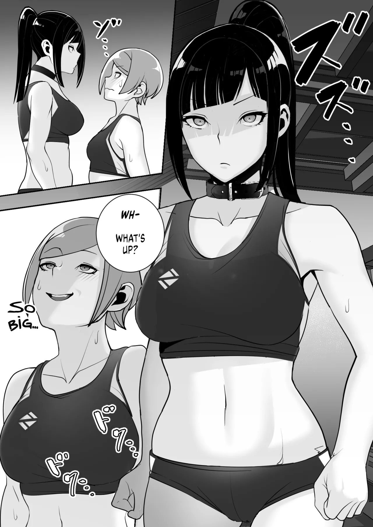 [Material Engine (Materia)] Reizoku no Kubiwa Akogare no Rikujoubu Senpai o Toraete Jibun no Konomi ni Sennou Choukyou | I Claimed my Beloved Track-and-Field Senpai and Brainwashed her into my Perfect Woman [English] page 55 original parody - leg lock big breasts hentai manga - read online free