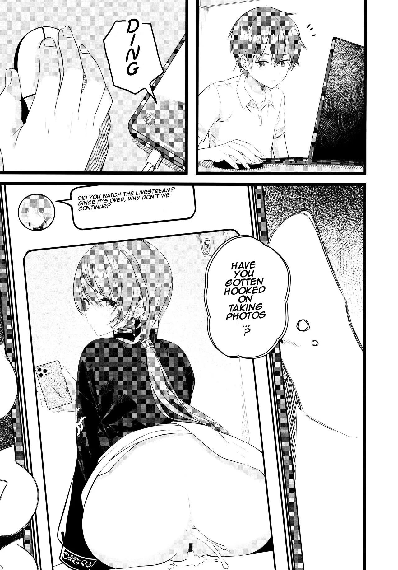 Suisei wa Yane no shita de Madoromu | The Comet Slumbers Under The Roof page 32 featuring hoshimachi suisei hololive parody - kissing nakadashi hentai manga - read online free