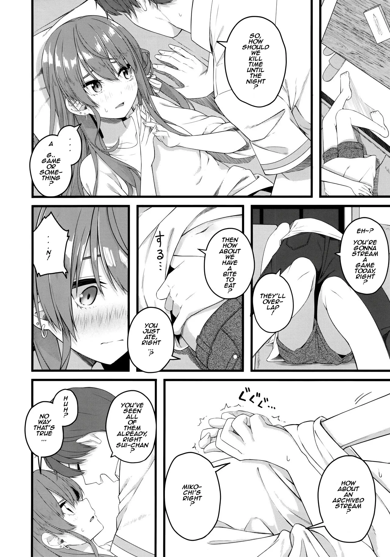 Suisei wa Yane no shita de Madoromu | The Comet Slumbers Under The Roof page 9 featuring hoshimachi suisei hololive parody - kissing nakadashi hentai manga - read online free