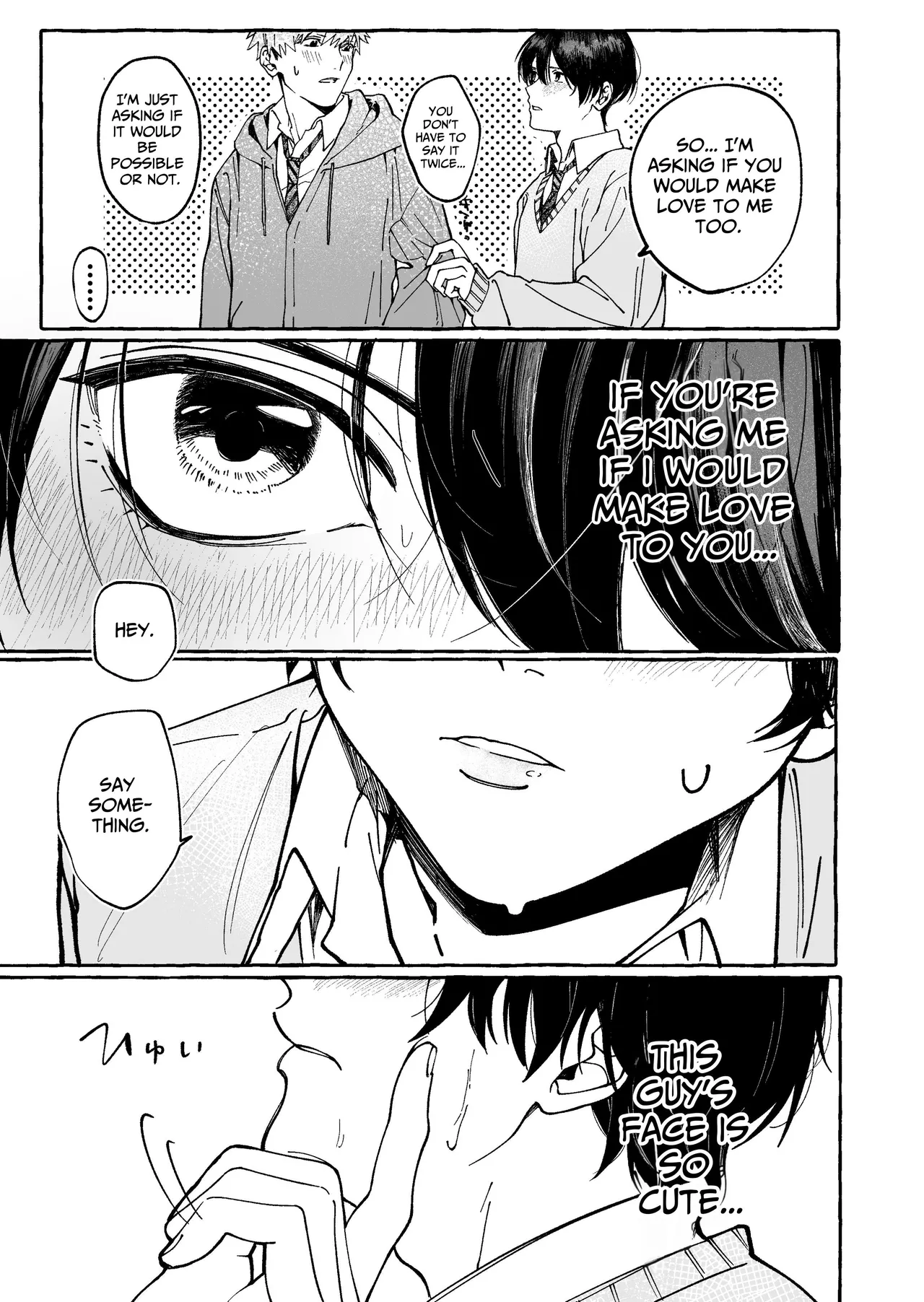 Tatoeba dakedo Ore no koto mo Idakeru? | For example, could you make love to me too? page 15 original parody - schoolboy uniform condom hentai manga - read online free
