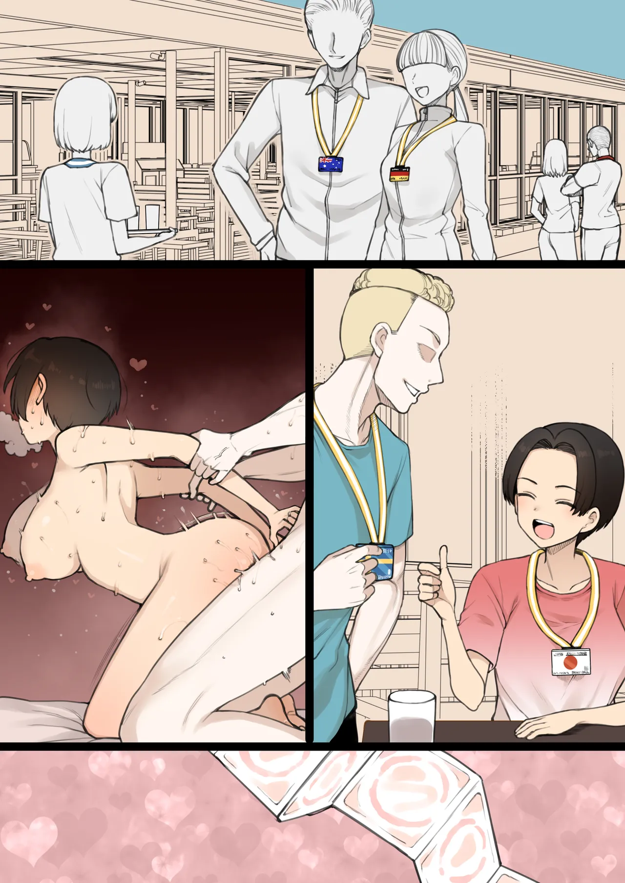 Athletic x Couple x Cuckold page 52 original parody - big breasts chastity belt hentai manga - read online free