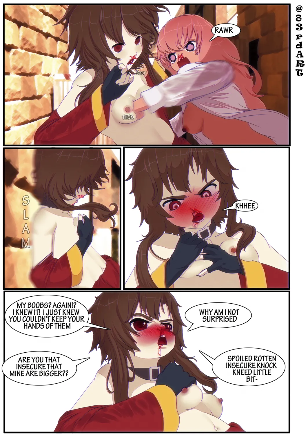 Intermittent Explosive Disorder page 35 featuring louise francoise le blanc de la valliere zero no tsukaima parody - catfight hentai manga - read online free