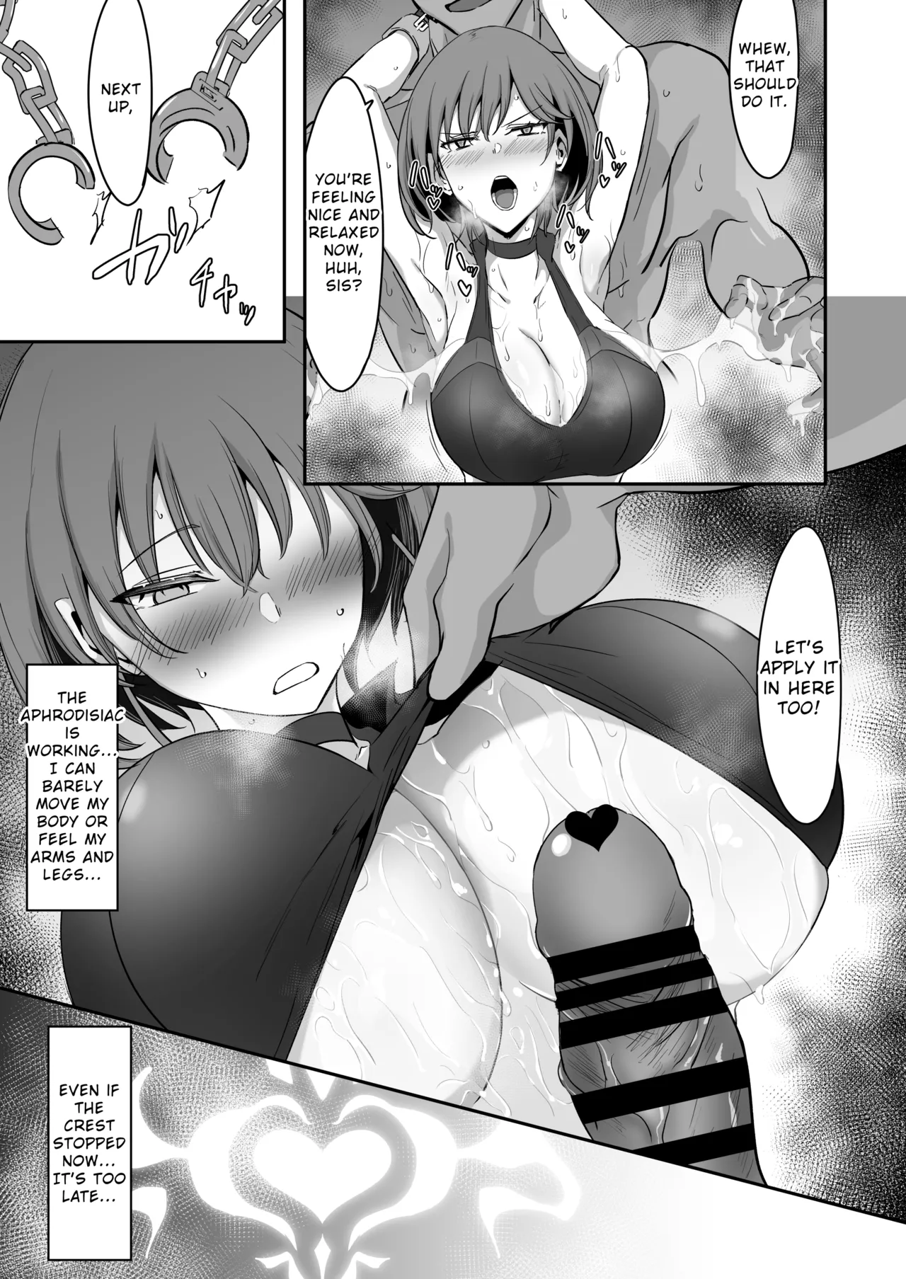 Godou Kazusa Inmon o Kizamareru 2 | Godou Kazusa, Engraved with a Lewd Crest 2 page 12 original parody - big breasts swimsuit hentai manga - read online free
