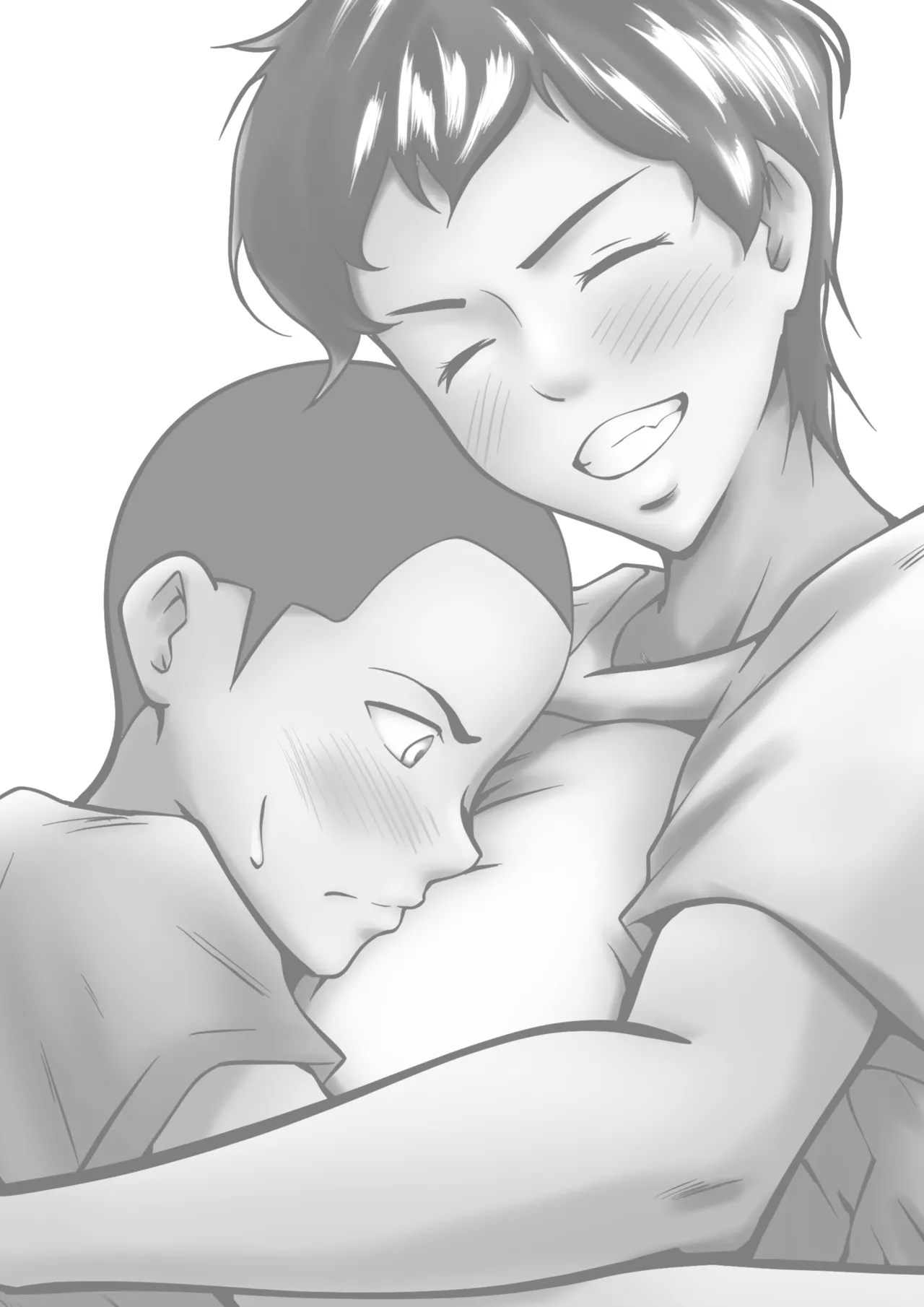 Otokomasari no Kaa-chan ga Musuko to no Sex de Onna ni Natta Hanashi page 57 original parody - milf kissing hentai manga - read online free