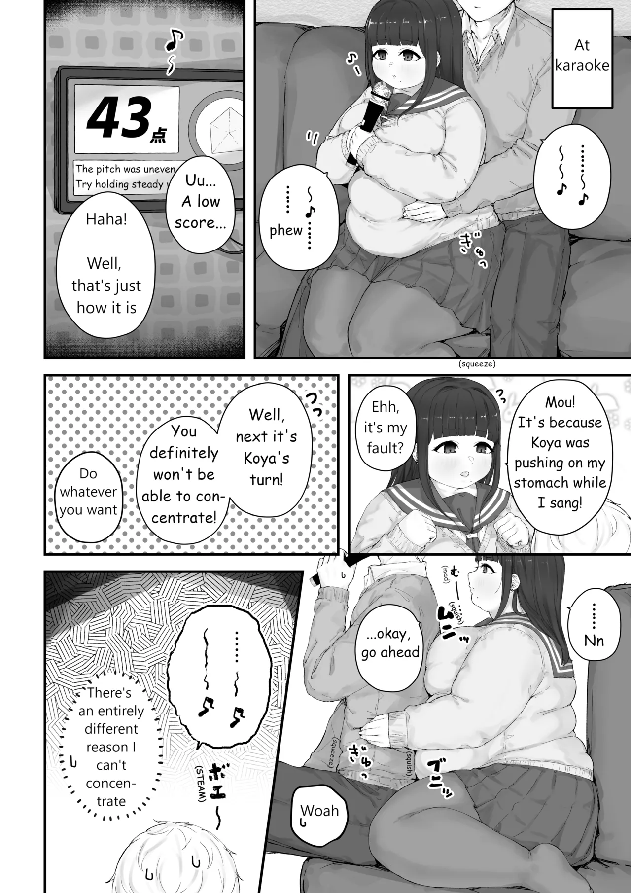Aoba's Weight Gain page 21 original parody - bbw weight gain hentai manga - read online free