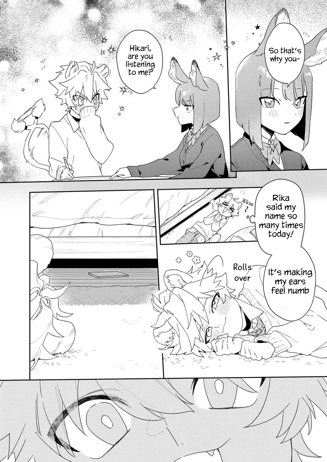 [usachanGET] Kimi no Koe de Boku o Tokashite ~ Lion-kun no Binkan na Omimi~ | Melt me with your voice - Lion-kun's sensitive ears ♡ [English] [Lunaslurp] page 11 original parody - schoolboy uniform femdom hentai manga - read online free