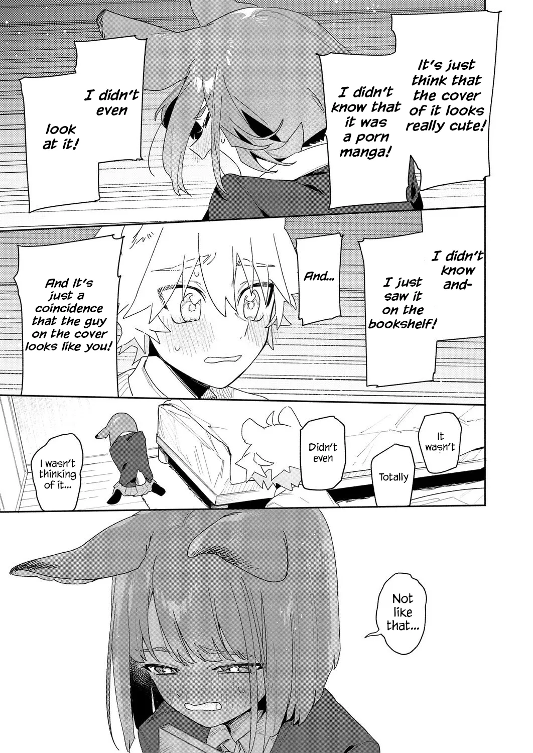 [usachanGET] Kimi no Koe de Boku o Tokashite ~ Lion-kun no Binkan na Omimi~ | Melt me with your voice - Lion-kun's sensitive ears ♡ [English] [Lunaslurp] page 14 original parody - schoolboy uniform femdom hentai manga - read online free
