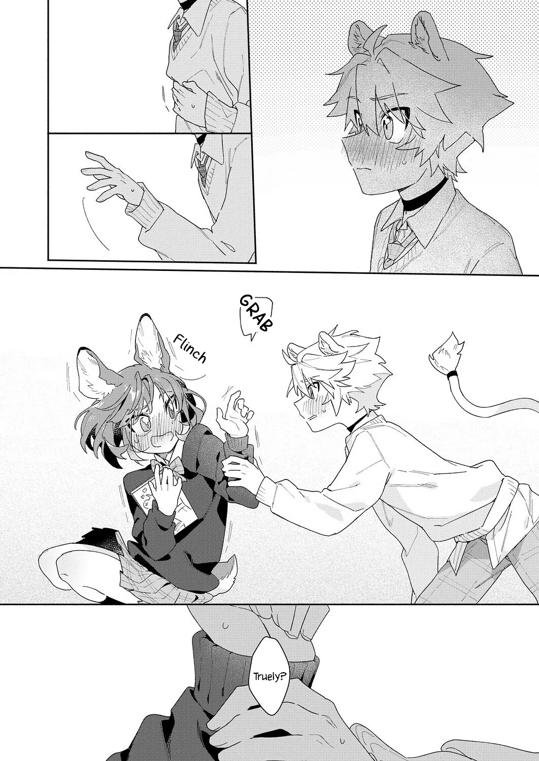 [usachanGET] Kimi no Koe de Boku o Tokashite ~ Lion-kun no Binkan na Omimi~ | Melt me with your voice - Lion-kun's sensitive ears ♡ [English] [Lunaslurp] page 15 original parody - schoolboy uniform femdom hentai manga - read online free