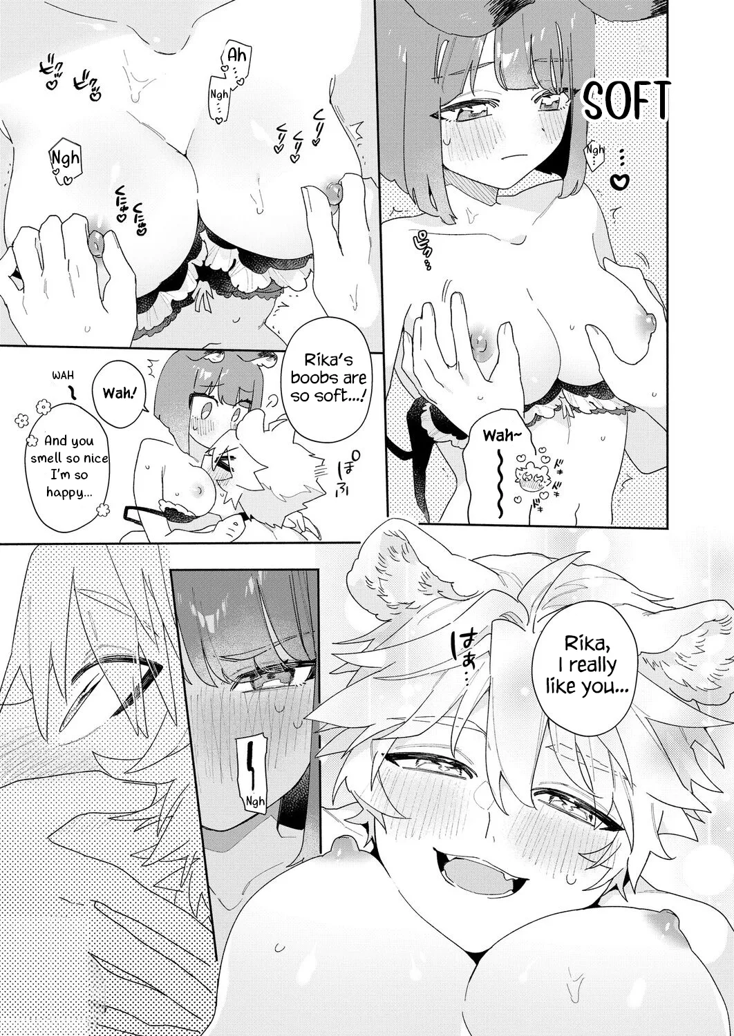 [usachanGET] Kimi no Koe de Boku o Tokashite ~ Lion-kun no Binkan na Omimi~ | Melt me with your voice - Lion-kun's sensitive ears ♡ [English] [Lunaslurp] page 25 original parody - schoolboy uniform femdom hentai manga - read online free