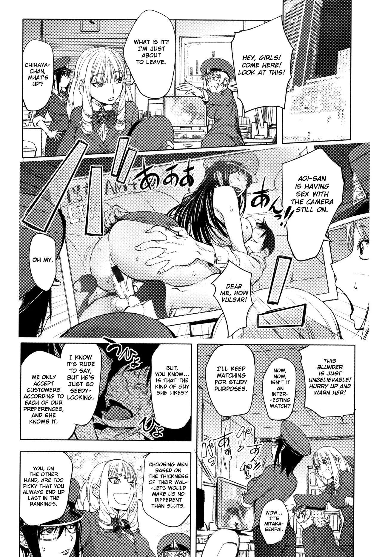 The Adventures of Suicide Man, The Woman Who Never Misses, and Hime-Chan page 314 - business suit big breasts hentai manga - read online free