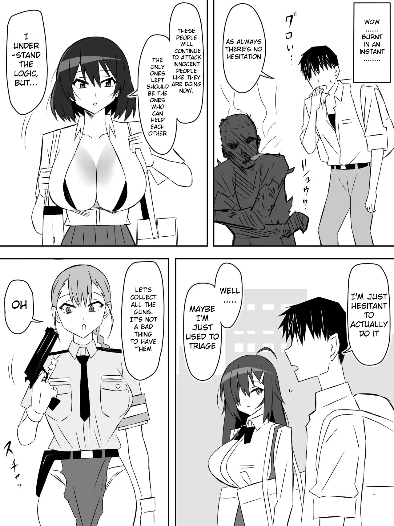 [Circle Kagemusha (Kagemusha)] Zombie Harem Life ~Koutai Mochi no Ore to Bakunyuu Zombie~ 6 [English] page 25 original parody - zombie big breasts hentai manga - read online free