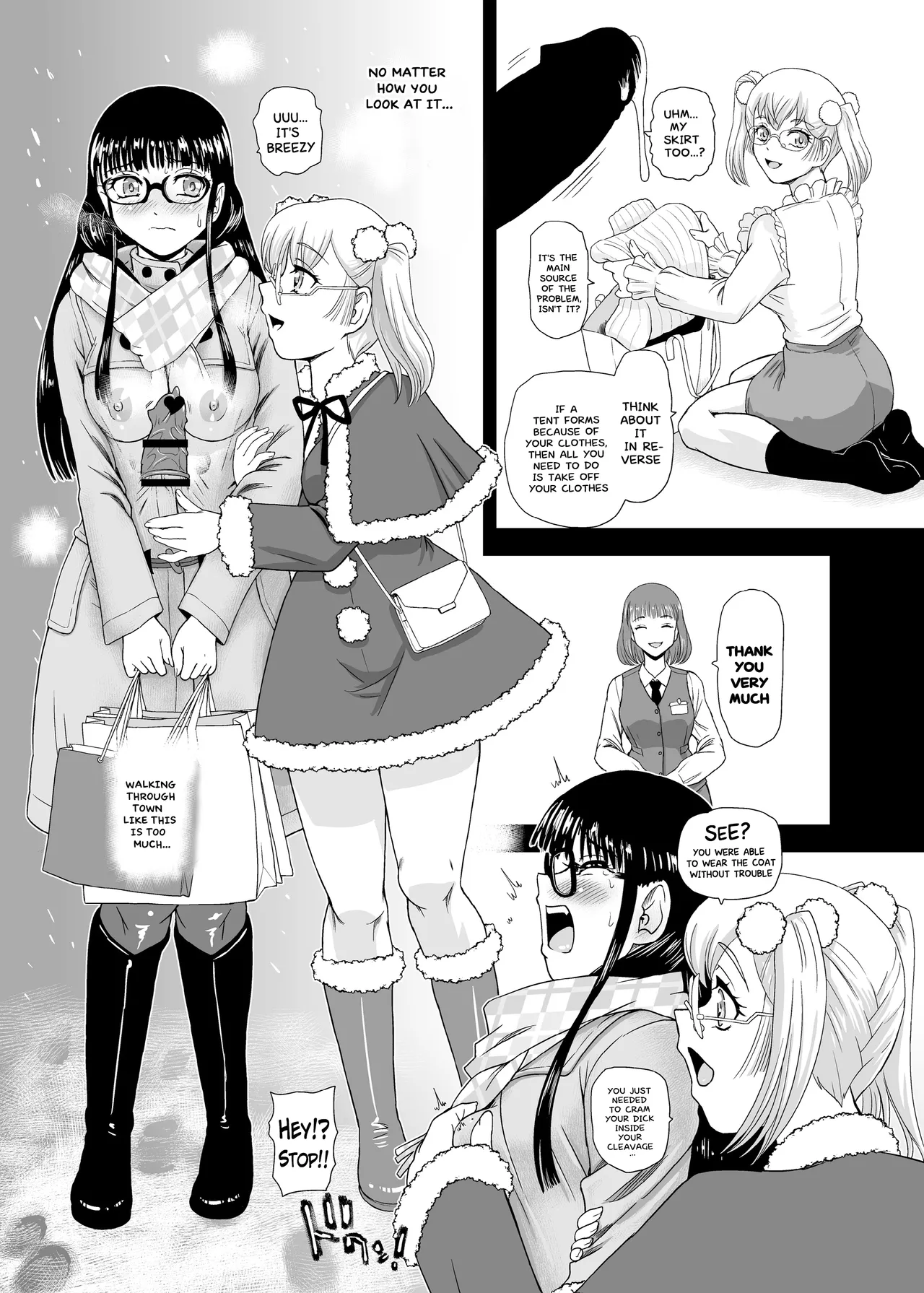 Futanari H de Hajimaru Koi, Aru to Omoimasu 3 page 18 original parody - futanari glasses hentai manga - read online free