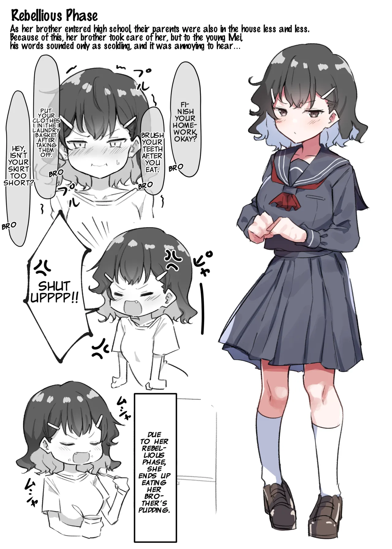 [MM] Imouto Series | Kiss-loving Mei-chan page 91 - kissing onahole hentai manga - read online free