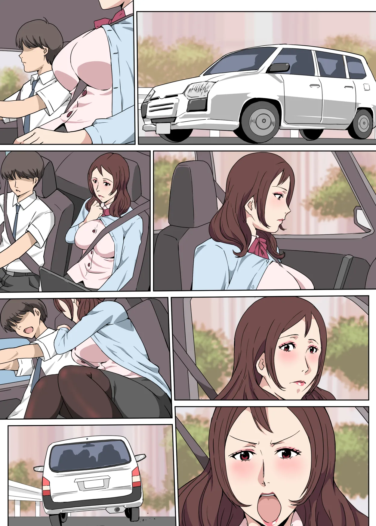 [Pairesshu] Kyouiku-gakari no Saeki-san to Kinmu-chuu ni Sex Shita Hanashi page 35 original parody - milf big breasts hentai manga - read online free