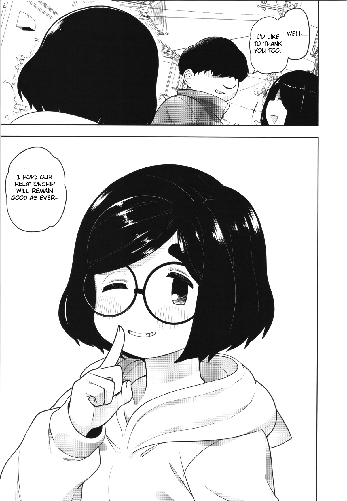 Kinjo no Jimi na JC ni Otona no Asobi o Oshiete mita Hanashi | A Story About Teaching an Ordinary Local Junior High School Girl How Adults Have Fun page 43 original parody - bbw glasses hentai manga - read online free