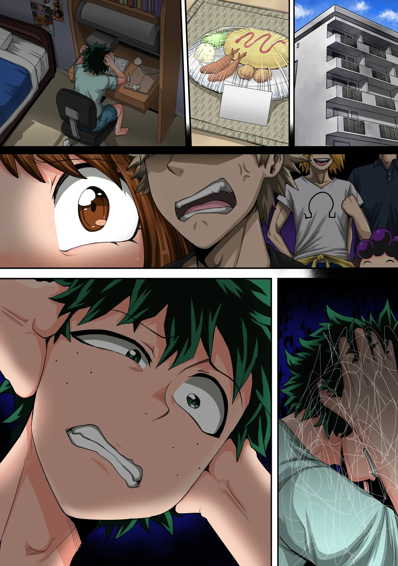 Boku no Harem Academia Ch. 8: Kanojo-tachi no Kesshin page 61 featuring tsuyu asui my hero academia parody - big breasts unusual pupils hentai manga - read online free