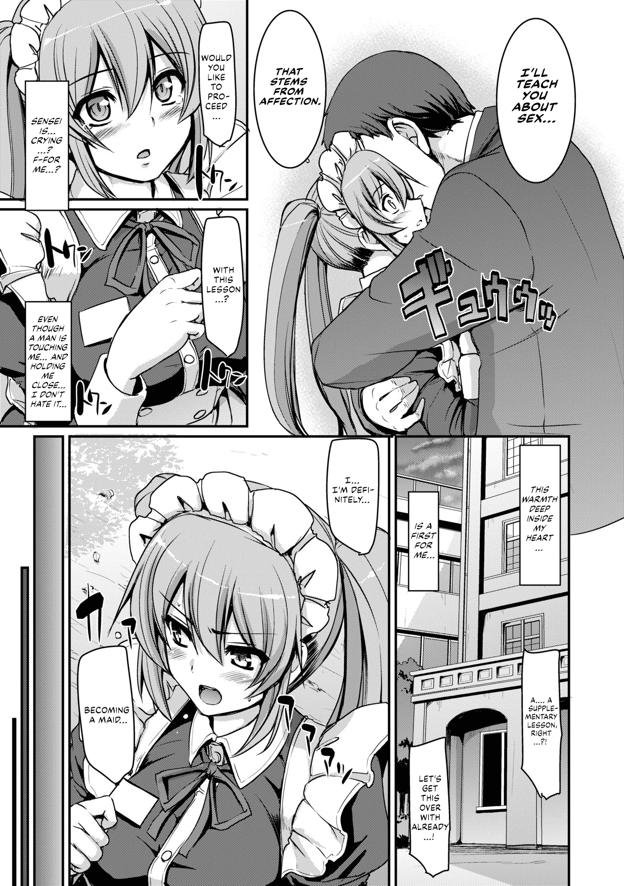 [Alexi Laiho] Maid Gakuen e Youkoso!! - Welcome to Maid Academy Ch. 1-3 [English] [Decensored] [Digital] page 47 - maid kissing hentai manga - read online free