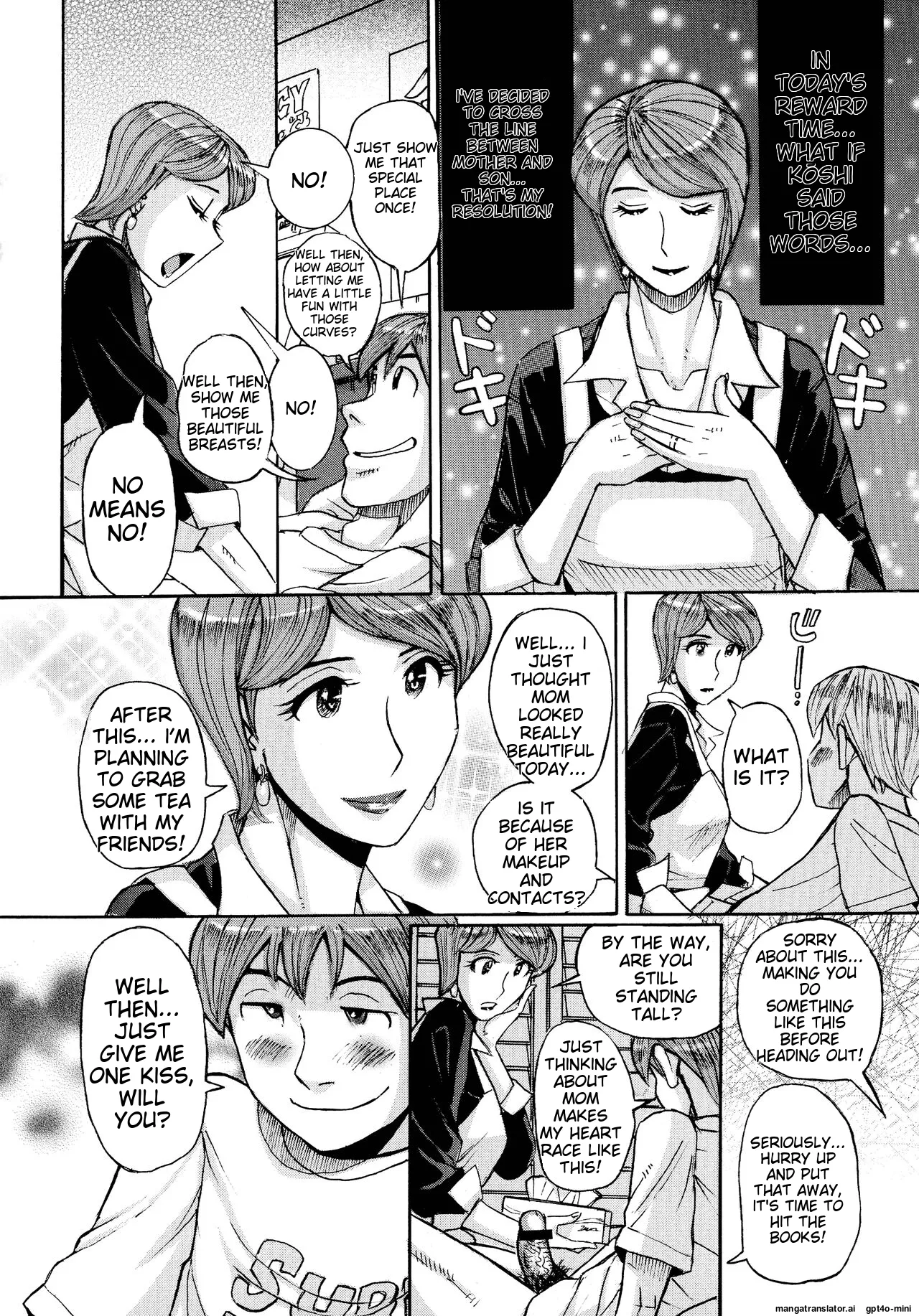 Mother’s Care Service How to ’Wincest’ page 14 - handjob milf hentai manga - read online free