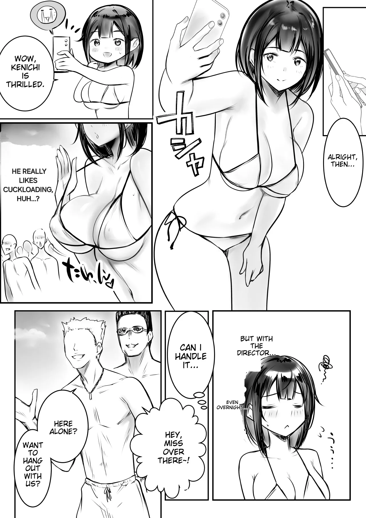 I Let My Big-Breasted High School Wife, Who Only Acts Sweet for Me, Be Embraced by Another Man 10 page 11 original parody - maid kissing hentai manga - read online free
