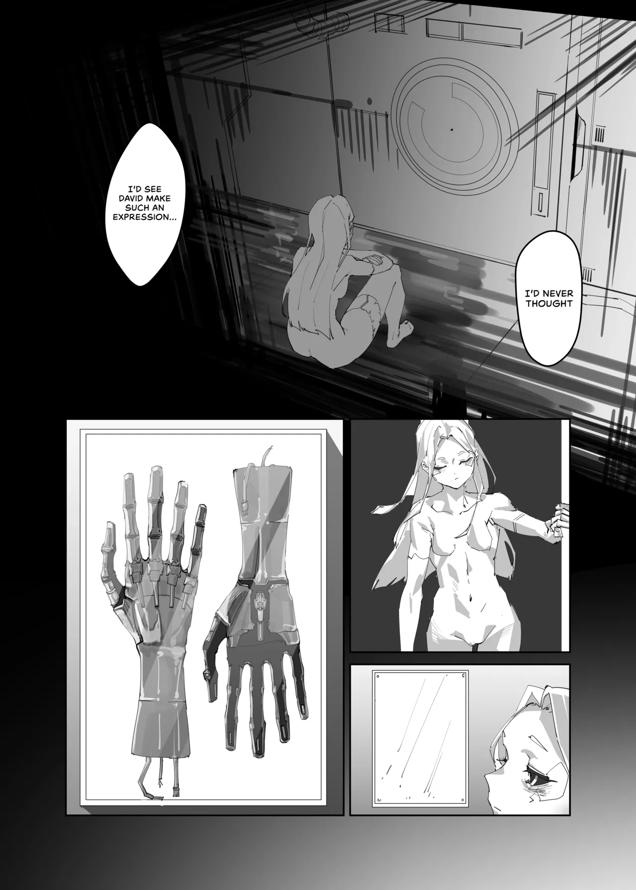REBECCA'S REGRET page 22 featuring rebecca cyberpunk parody - masturbation anal hentai manga - read online free