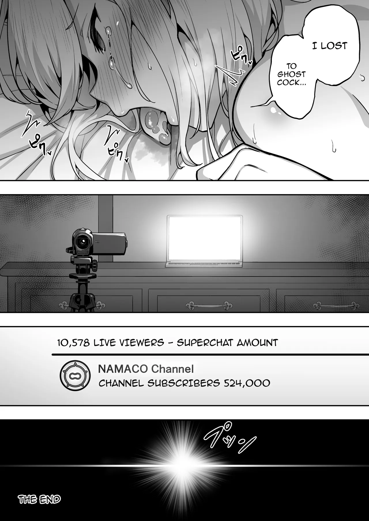 Page 46 of [Takurowodou (Takurowo)] Haishin Joshi Namako no Shinrei Taiken | A Female Streamer's Raw Paranormal Experience [English] {Doujins.com} [Digital]