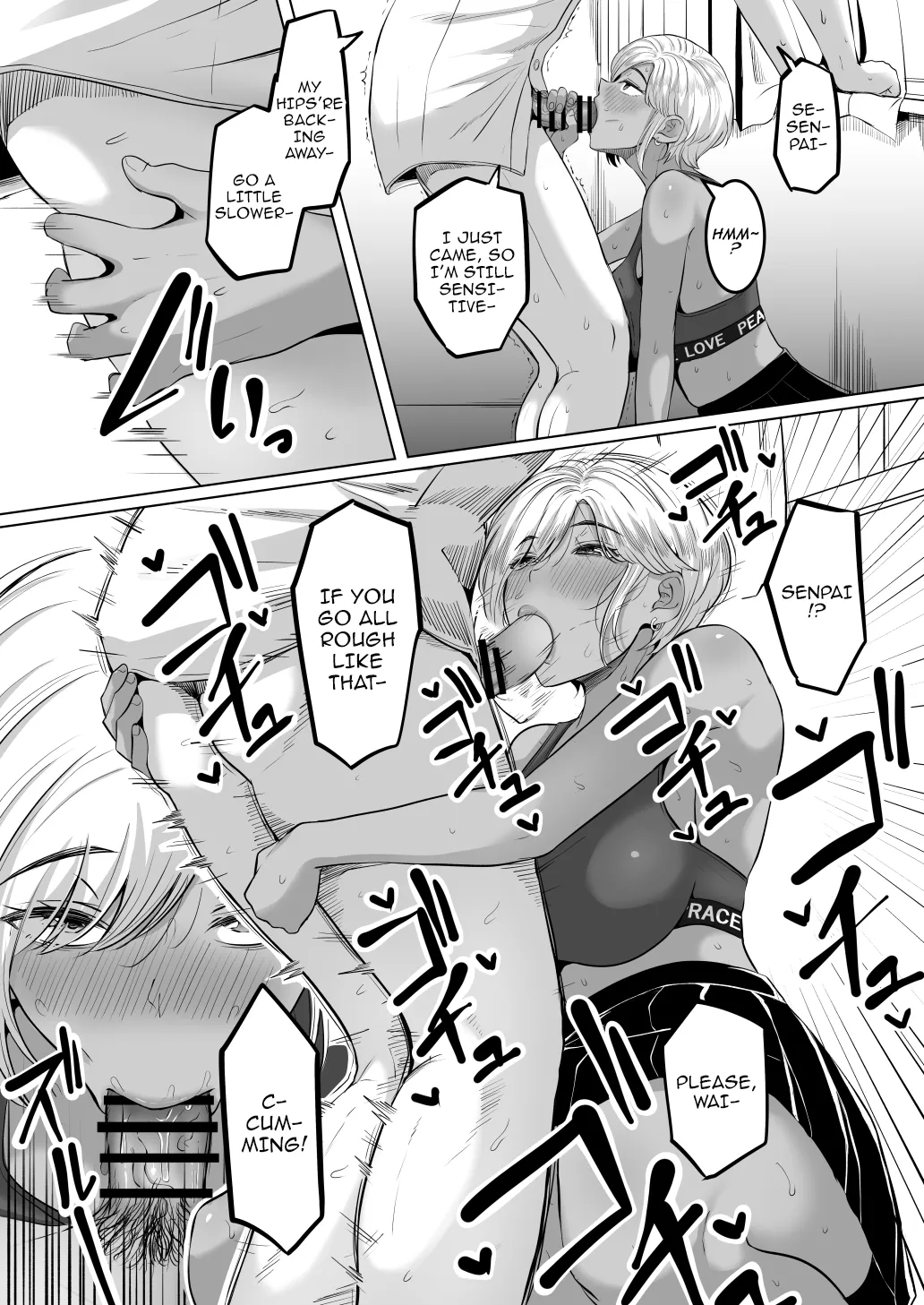 Senpai no Muwaa o Boku wa Mitai | I Wanna See Senpai's Stuffy, Steamy Place page 21 original parody - sweating big breasts hentai manga - read online free