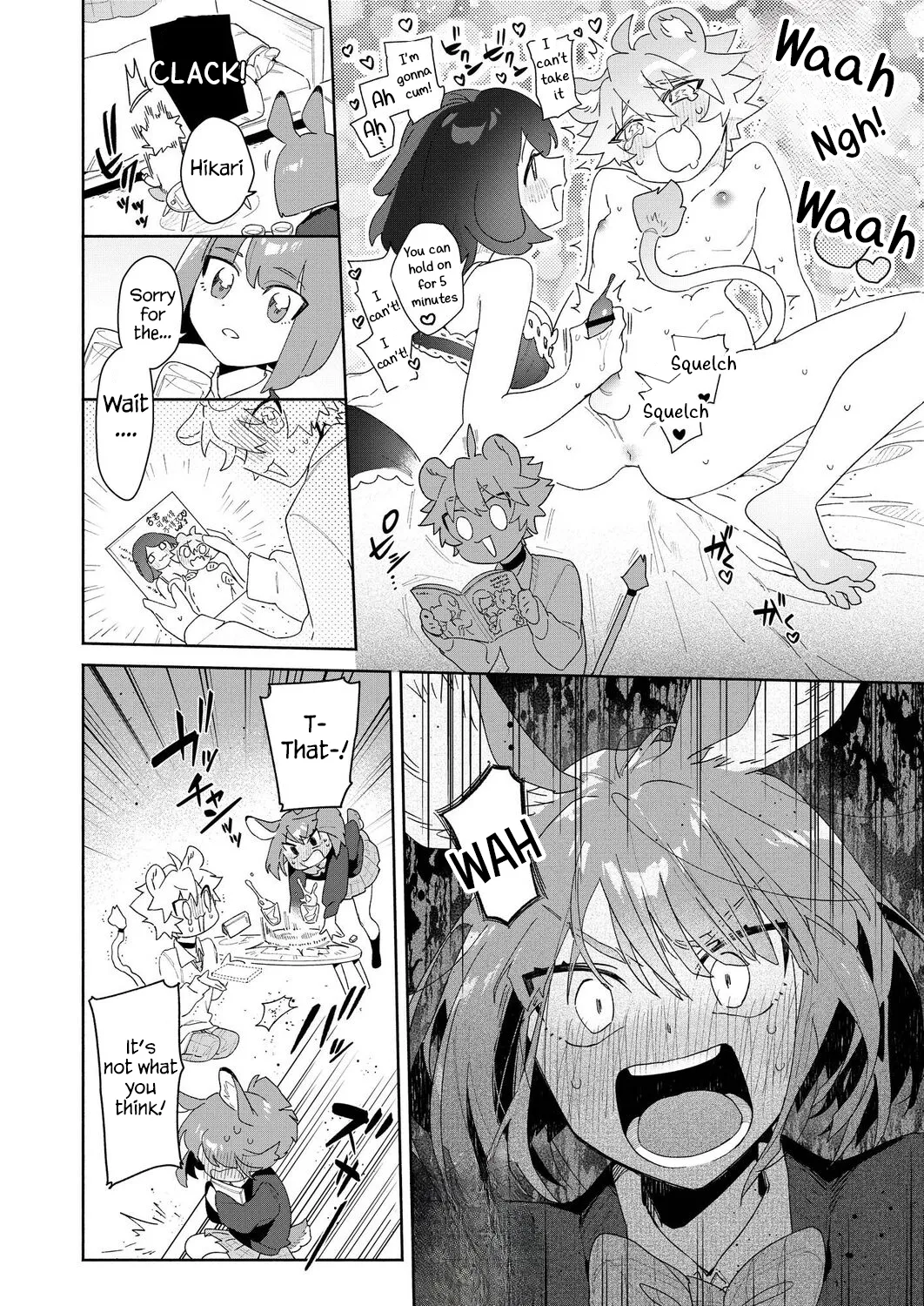 [usachanGET] Kimi no Koe de Boku o Tokashite ~ Lion-kun no Binkan na Omimi~ | Melt me with your voice - Lion-kun's sensitive ears ♡ [English] [Lunaslurp] page 13 original parody - schoolboy uniform femdom hentai manga - read online free