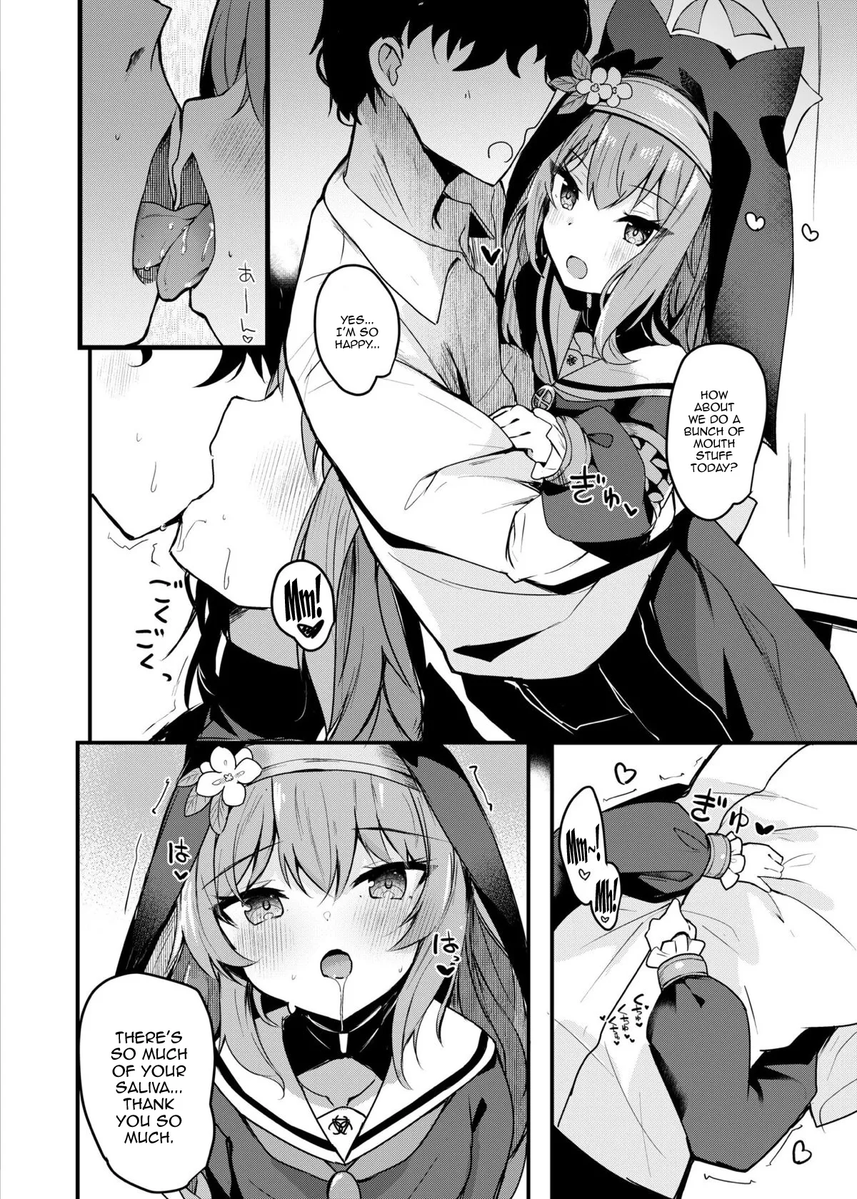 Page 5 of [Atelier Hinata (Hinata Yuu)] Mari to Okuchi Ecchi - Okuchi H with MARI dicribe only sex using mouth | Oral Sex With Mari (Blue Archive) [English] {Doujins.com} [Digital]