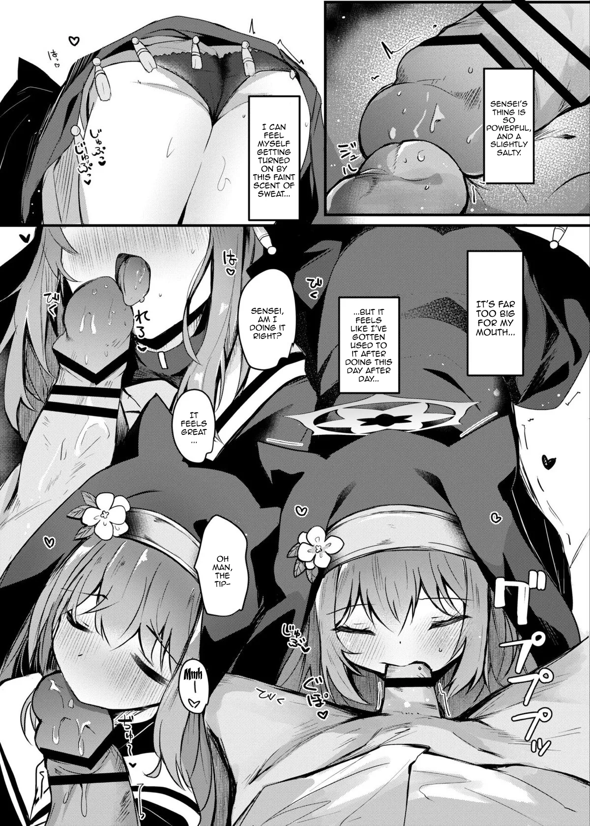Page 8 of [Atelier Hinata (Hinata Yuu)] Mari to Okuchi Ecchi - Okuchi H with MARI dicribe only sex using mouth | Oral Sex With Mari (Blue Archive) [English] {Doujins.com} [Digital]