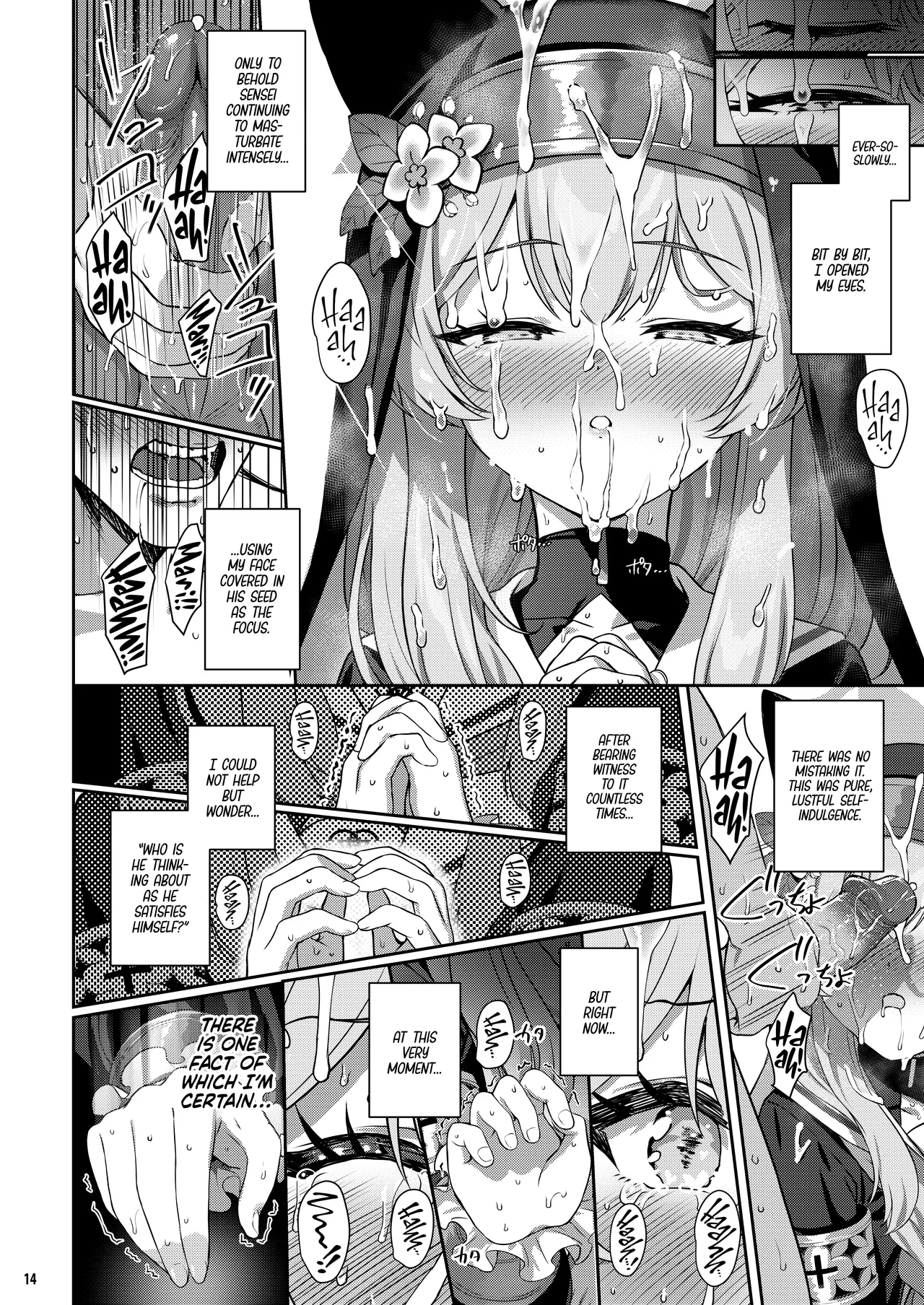 Idaraku | Sinfall page 13 featuring mari iochi blue archive parody - squirting leg lock hentai manga - read online free