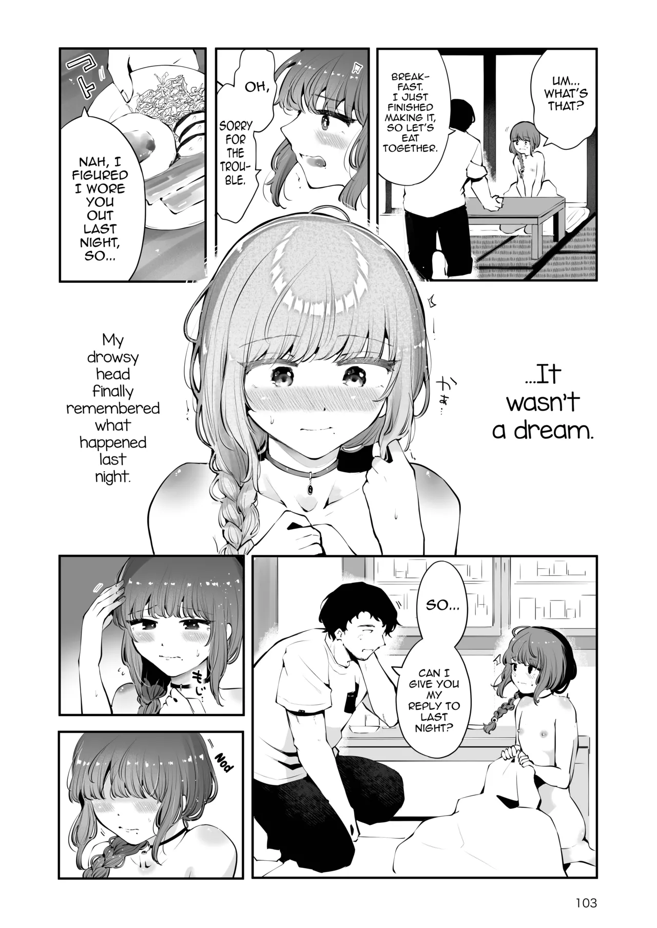 Toomawari no Yoru page 102 original parody - kissing story arc hentai manga - read online free