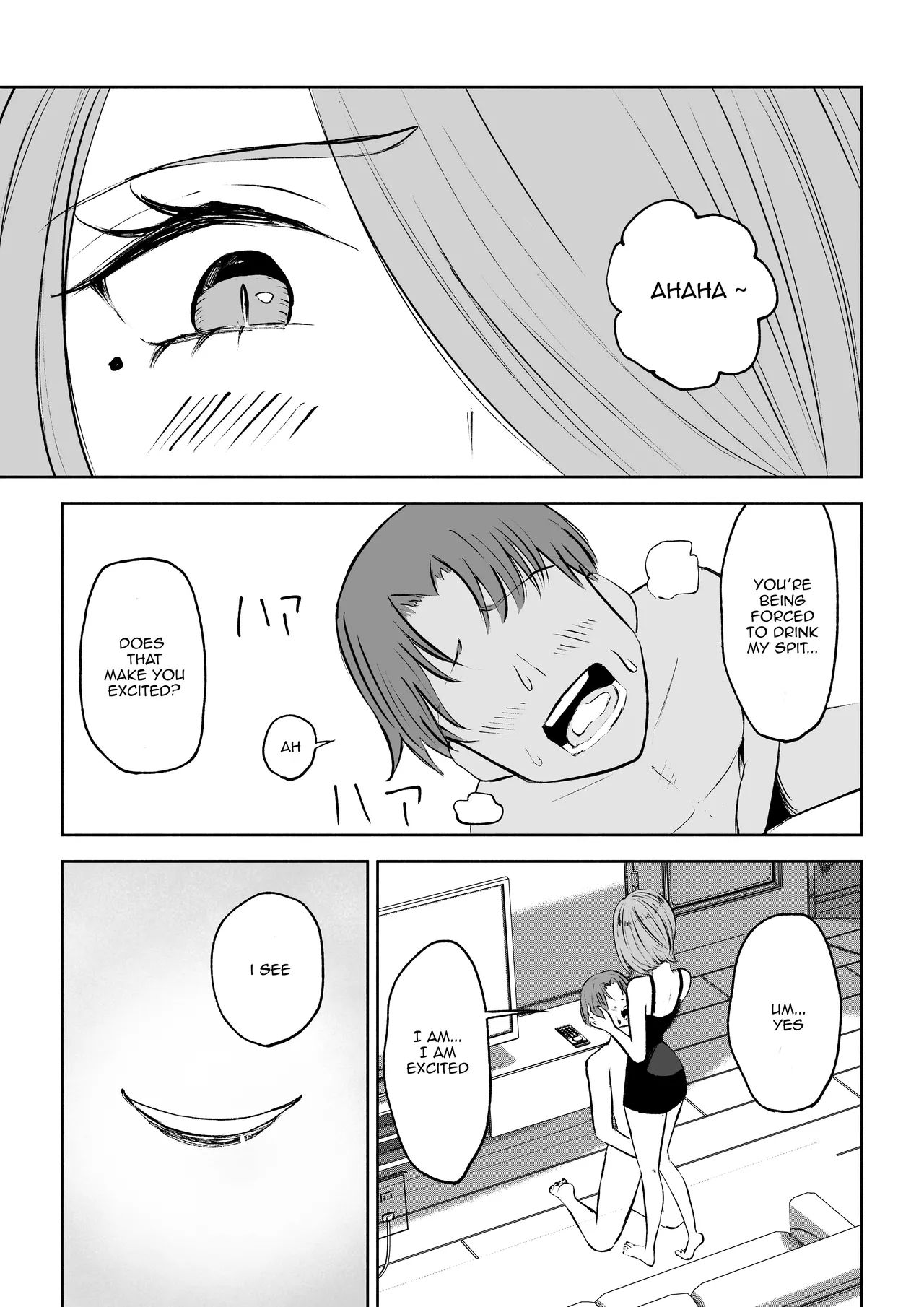 Onna Tomodachi no Isu ni Naru | Becoming my Female Friend's Chair page 33 original parody - femdom foot licking hentai manga - read online free