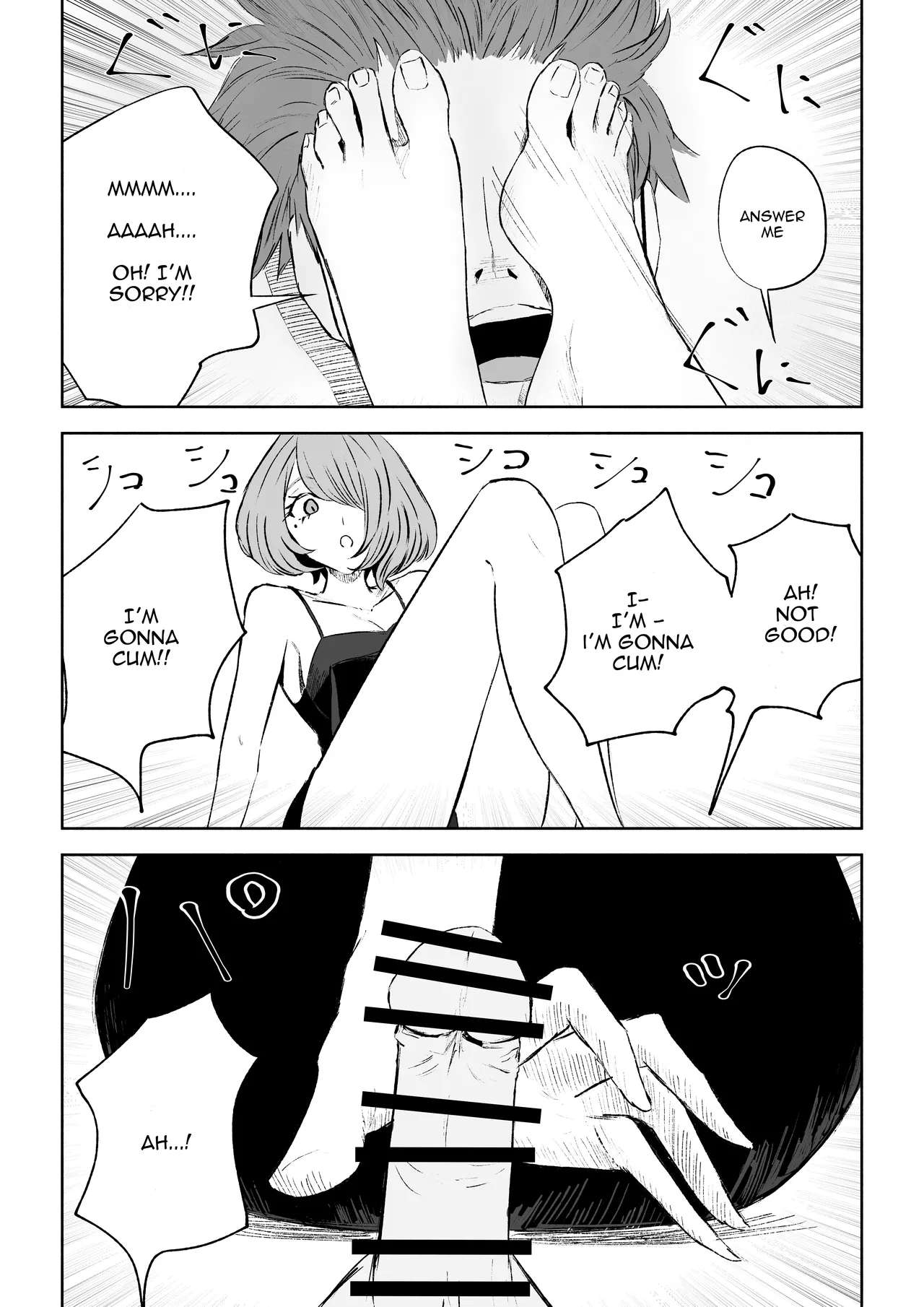 Onna Tomodachi no Isu ni Naru | Becoming my Female Friend's Chair page 45 original parody - femdom foot licking hentai manga - read online free