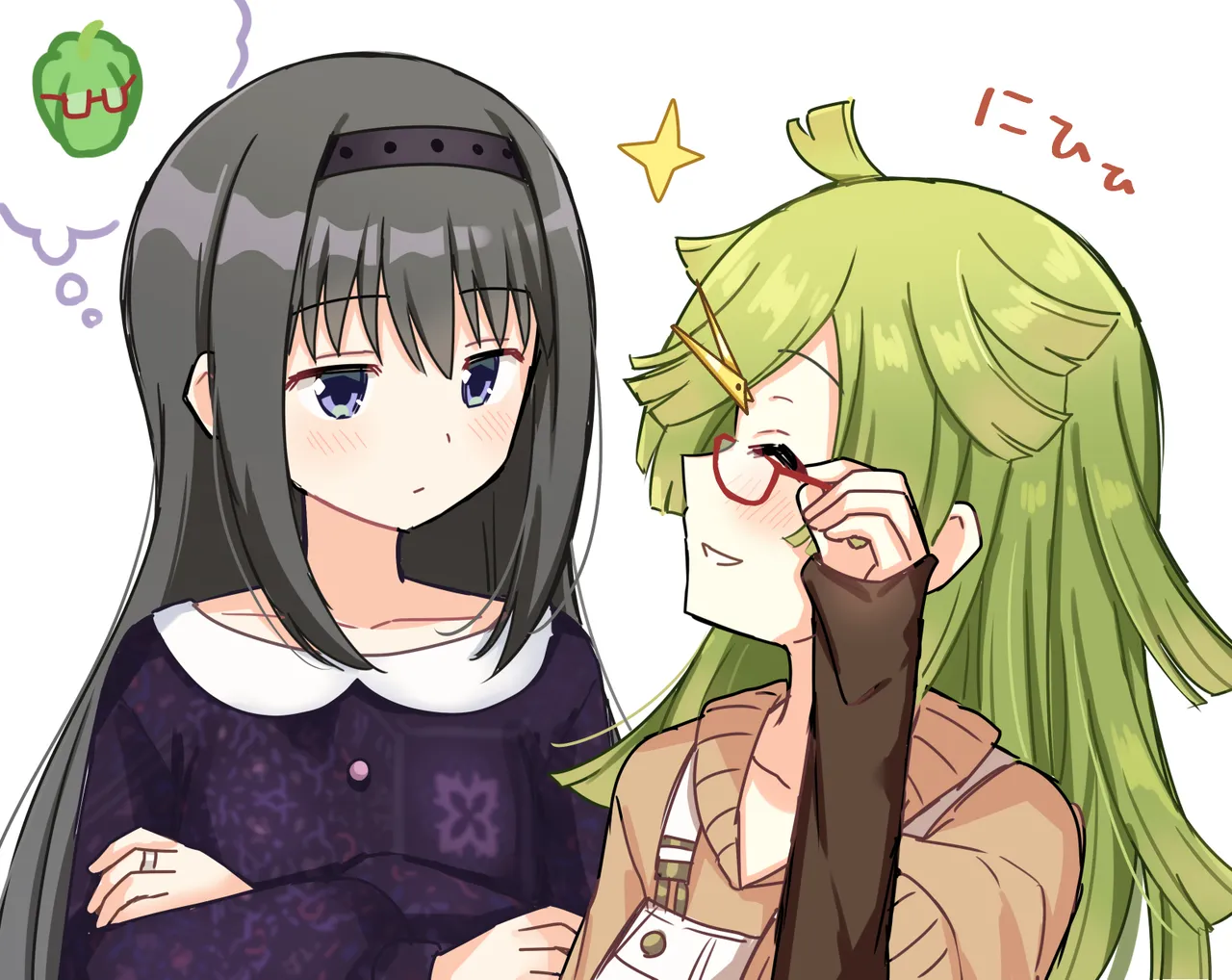 HomuBayu page 46 featuring homura akemi puella magi madoka magica side story magia record parody - futanari full color hentai manga - read online free