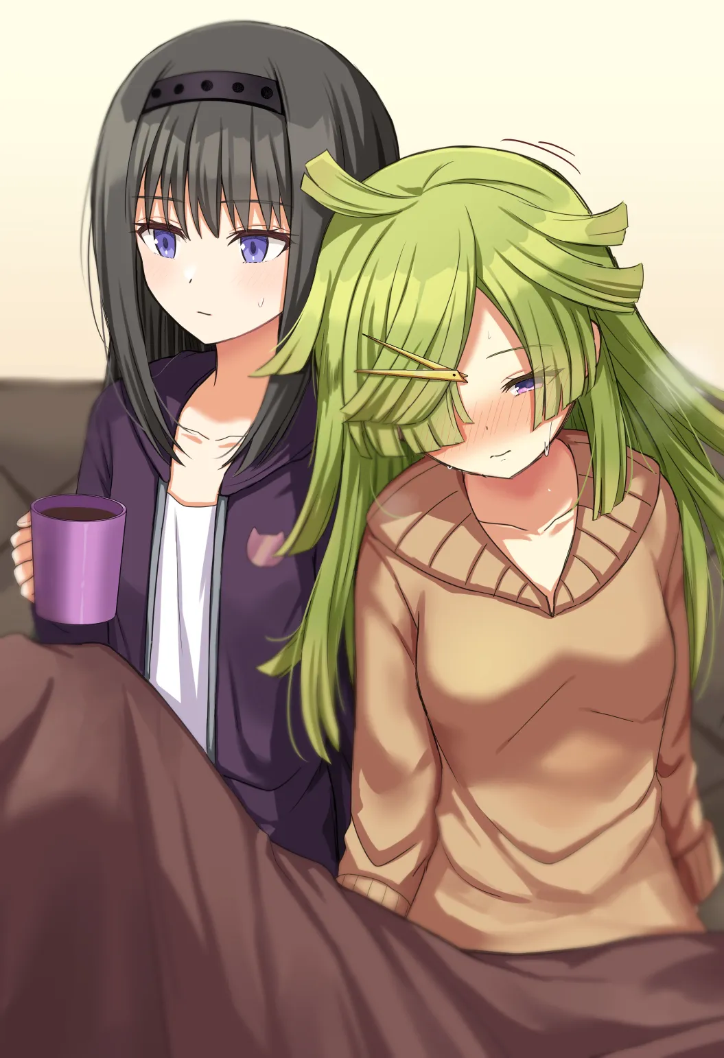 HomuBayu page 59 featuring homura akemi puella magi madoka magica side story magia record parody - futanari full color hentai manga - read online free