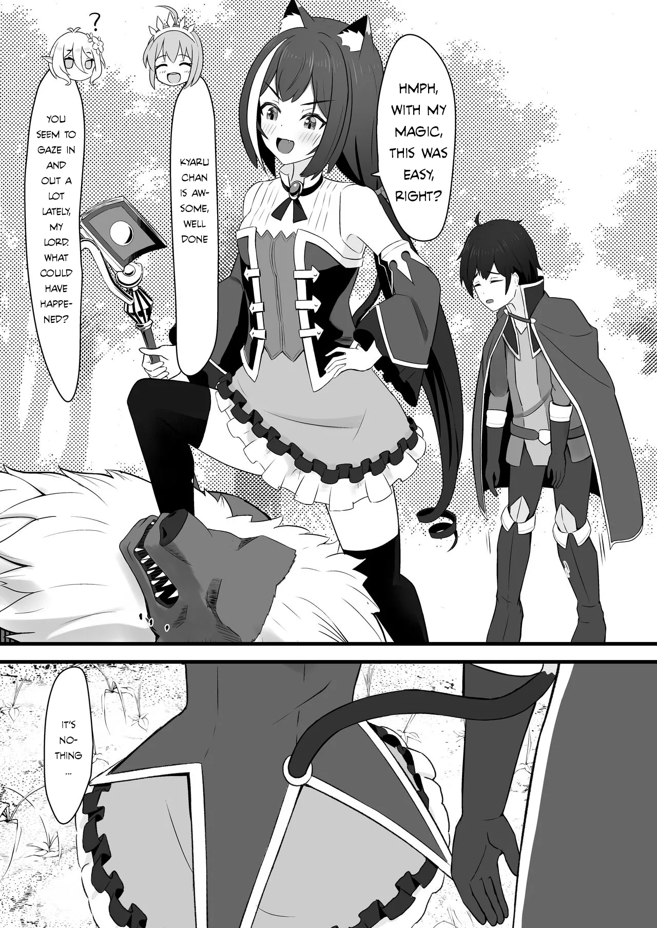 [Chirimen Naoyuki (Naoyuki)] Hatsujouki Kyaru-chan wa Nikushokujuu!? | Kyaru-chan is wild in the mating season!? (Princess Connect! Re:Dive) [English] [Nihility] [Digital] page 21 featuring kyaru princess connect parody - masturbation nakadashi hentai manga - read online free