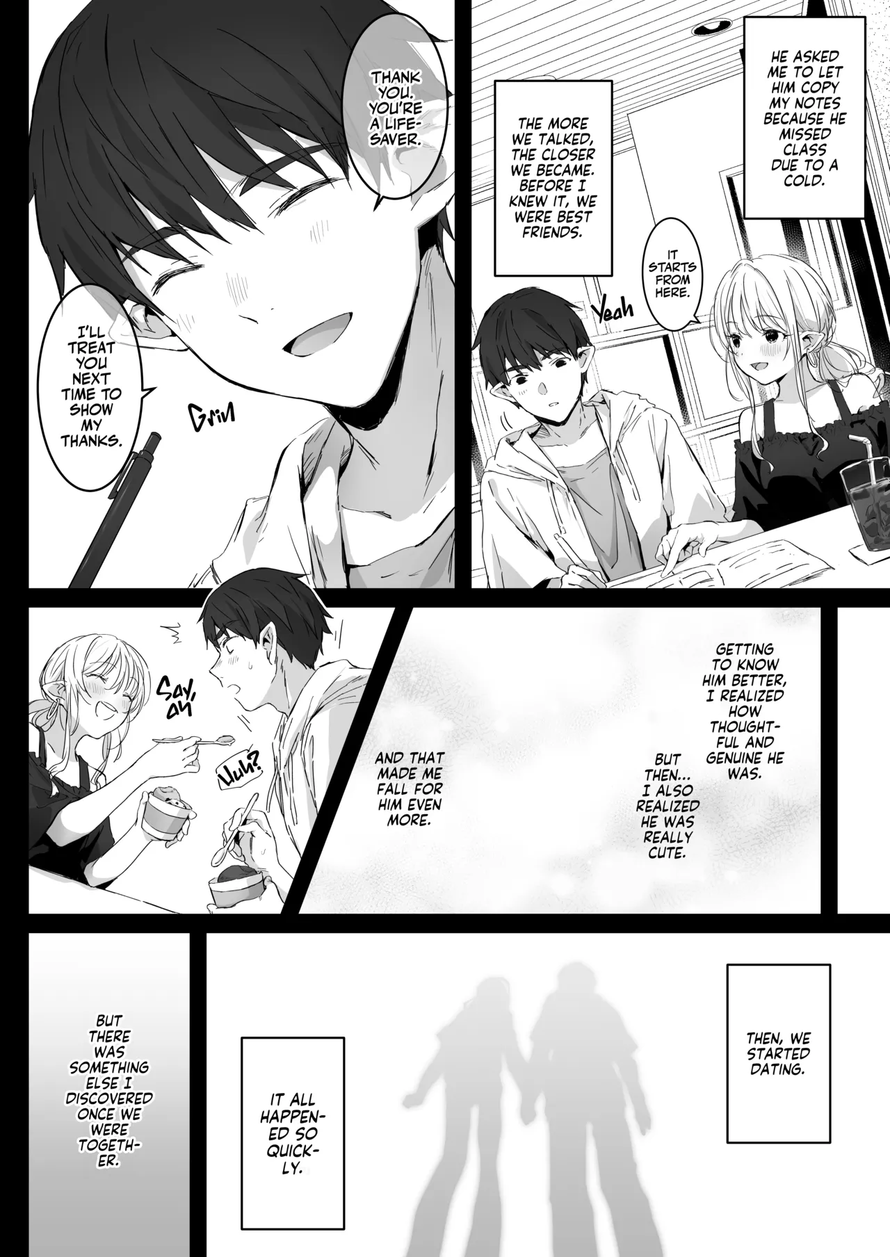 Ecchi no Toki Dake, Chotto S. page 12 original parody - squirting elf hentai manga - read online free