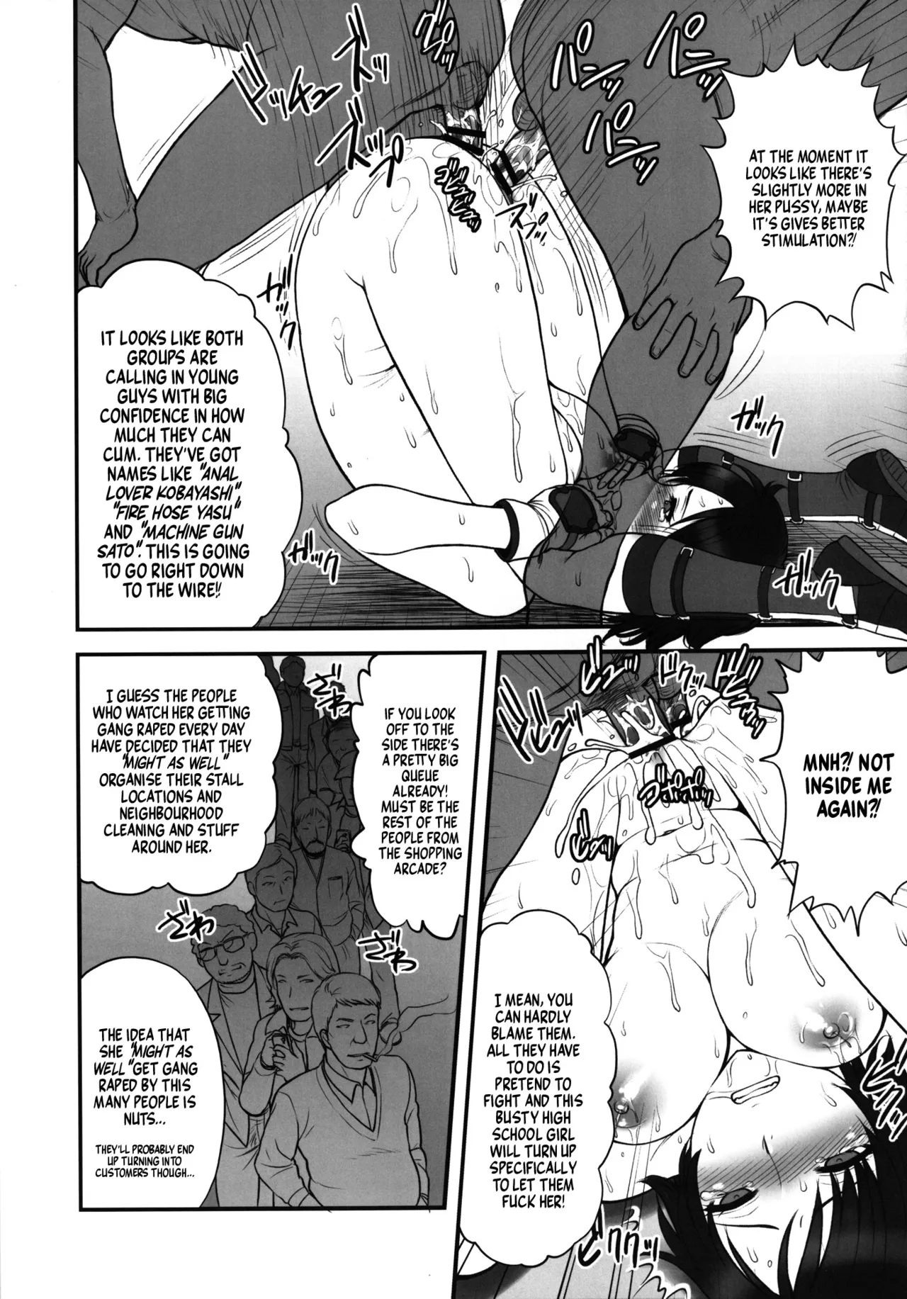 Todoroke! WP Senshuken! | Pound! WP Championship! page 37 various parody - triple penetration group hentai manga - read online free