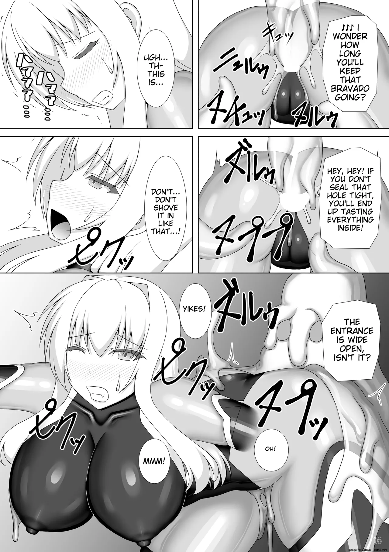 Taima Senkiden Hachi | Exorcist Flash Princess Chronicles Volume 8 page 17 original parody - slime latex hentai manga - read online free